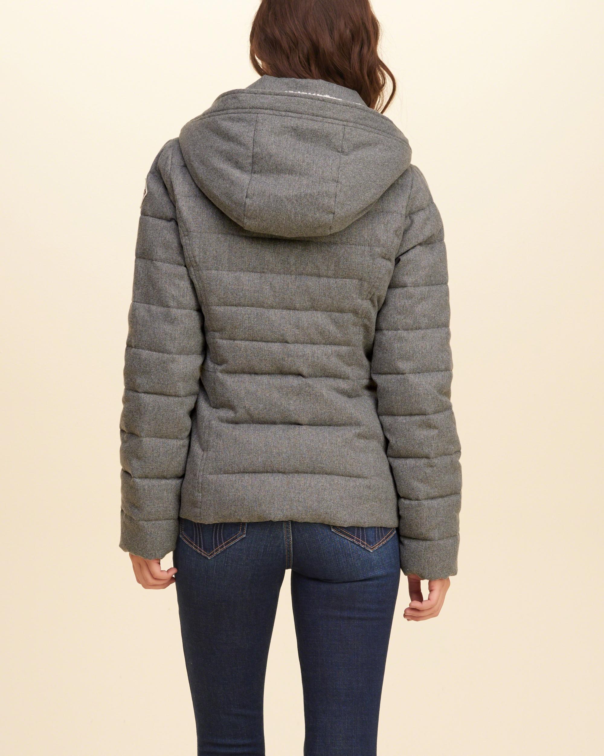 sherpa lined puffer parka hollister