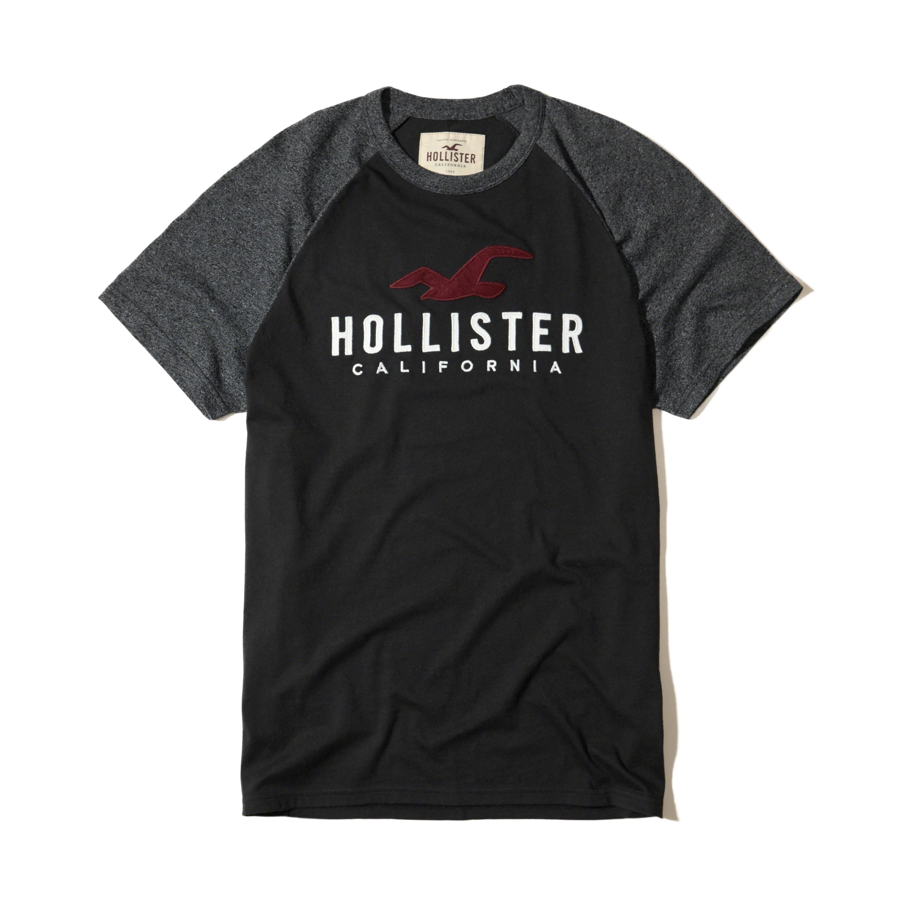 Hollister Size Large T Shirt Black