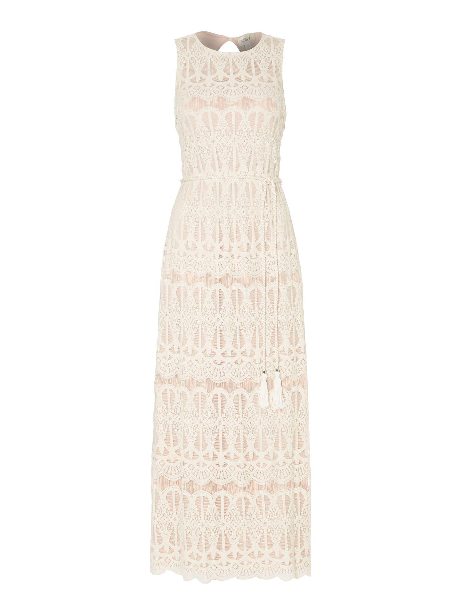Thalia Sodi Striped Blouson Maxi Dress