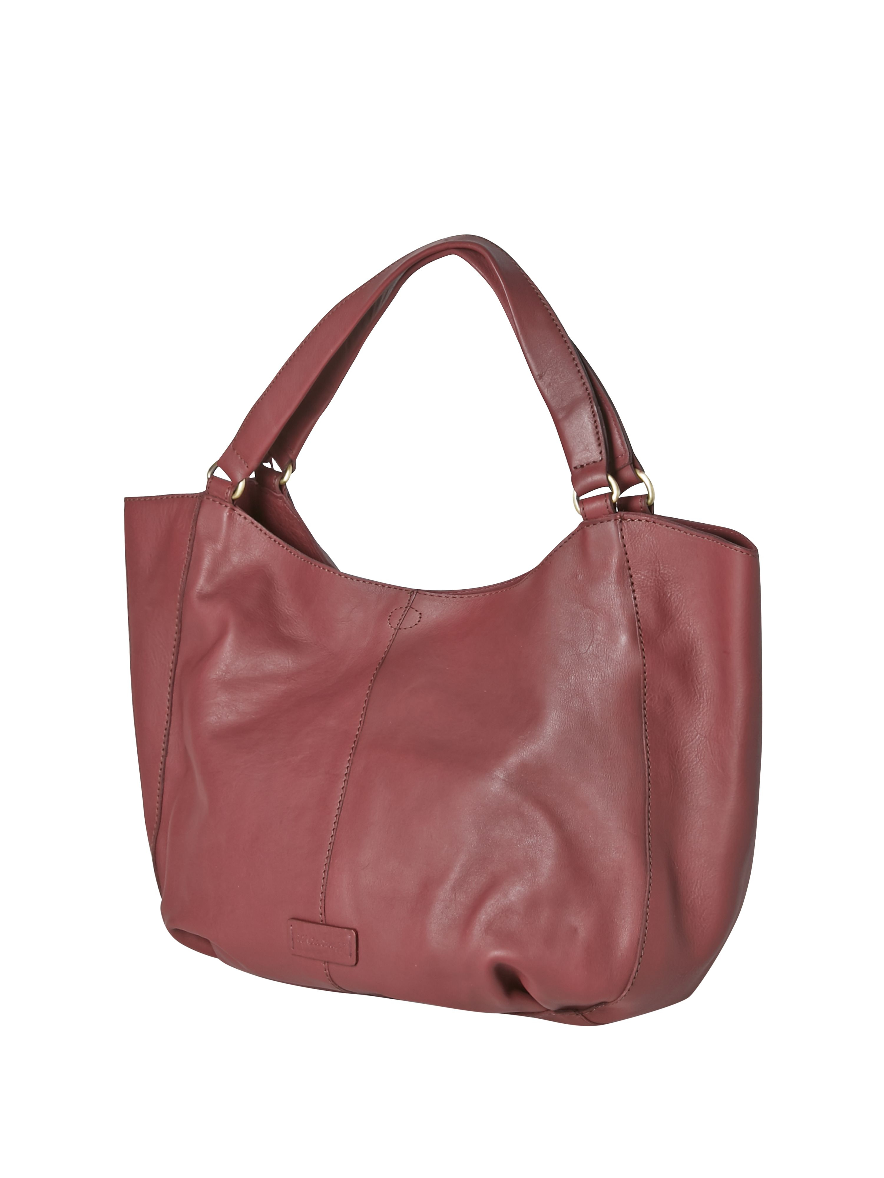 White Stuff Leather Geneva Hobo Bag in Red - Lyst