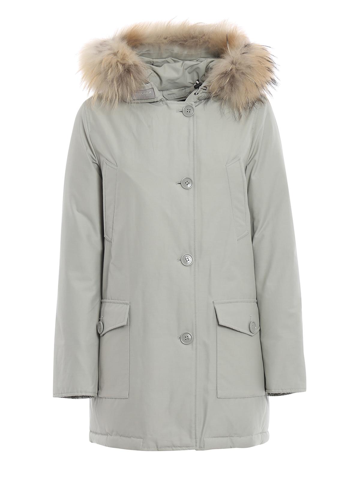 Woolrich Cotton Light Grey Arctic Parka Df in Gray - Lyst