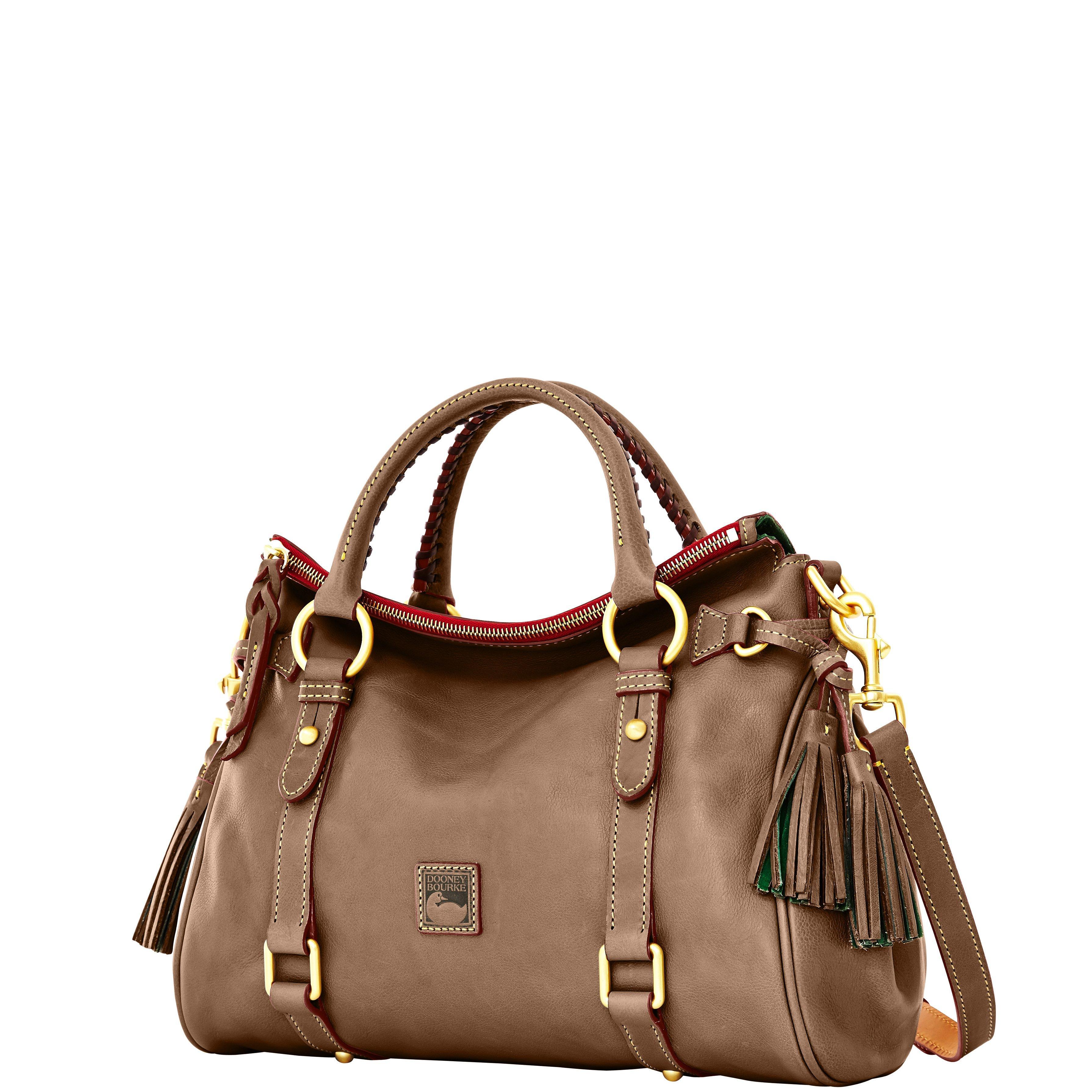 Dooney & Bourke Florentine Small Satchel in Brown Lyst