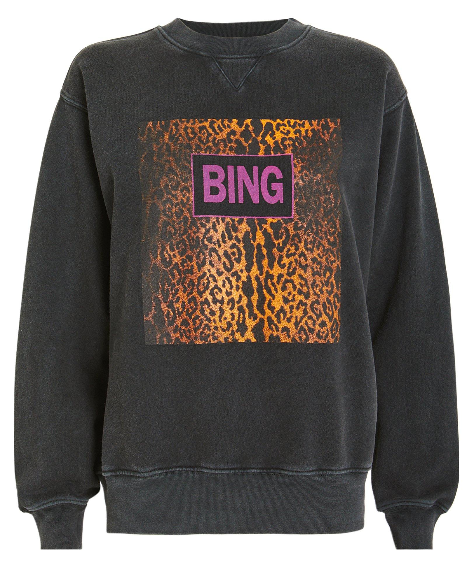 anine bing ramona sweatshirt motorcycle