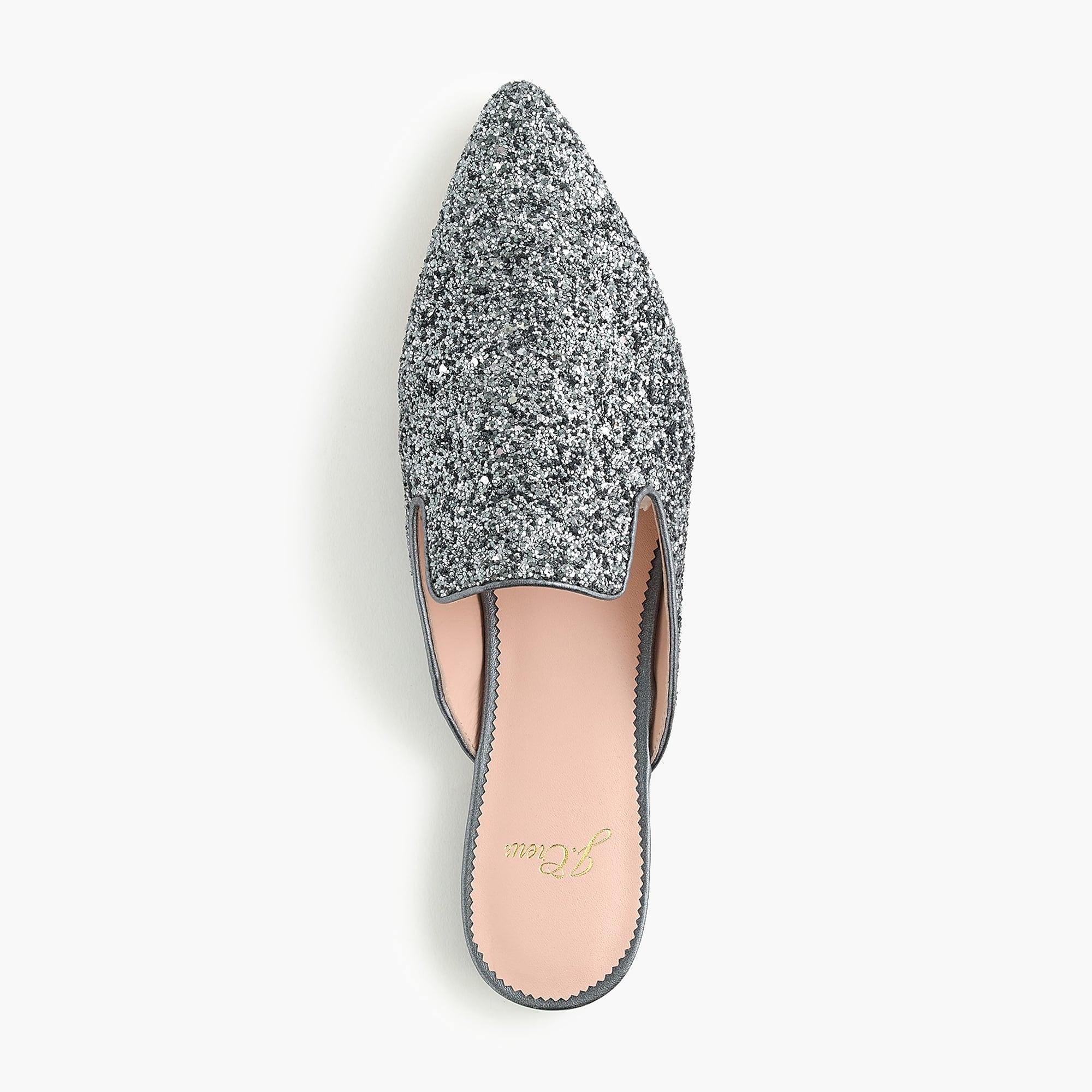 j crew glitter slides