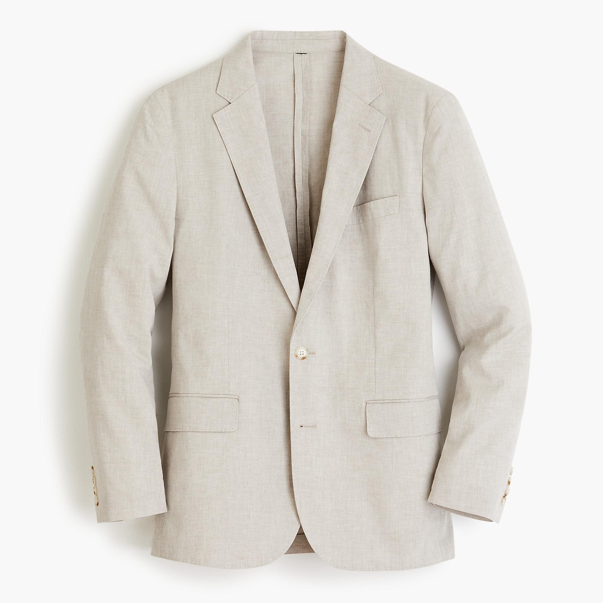 J.Crew Ludlow Slim-fit Unstructured Suit Jacket In Cotton-linen for Men ...