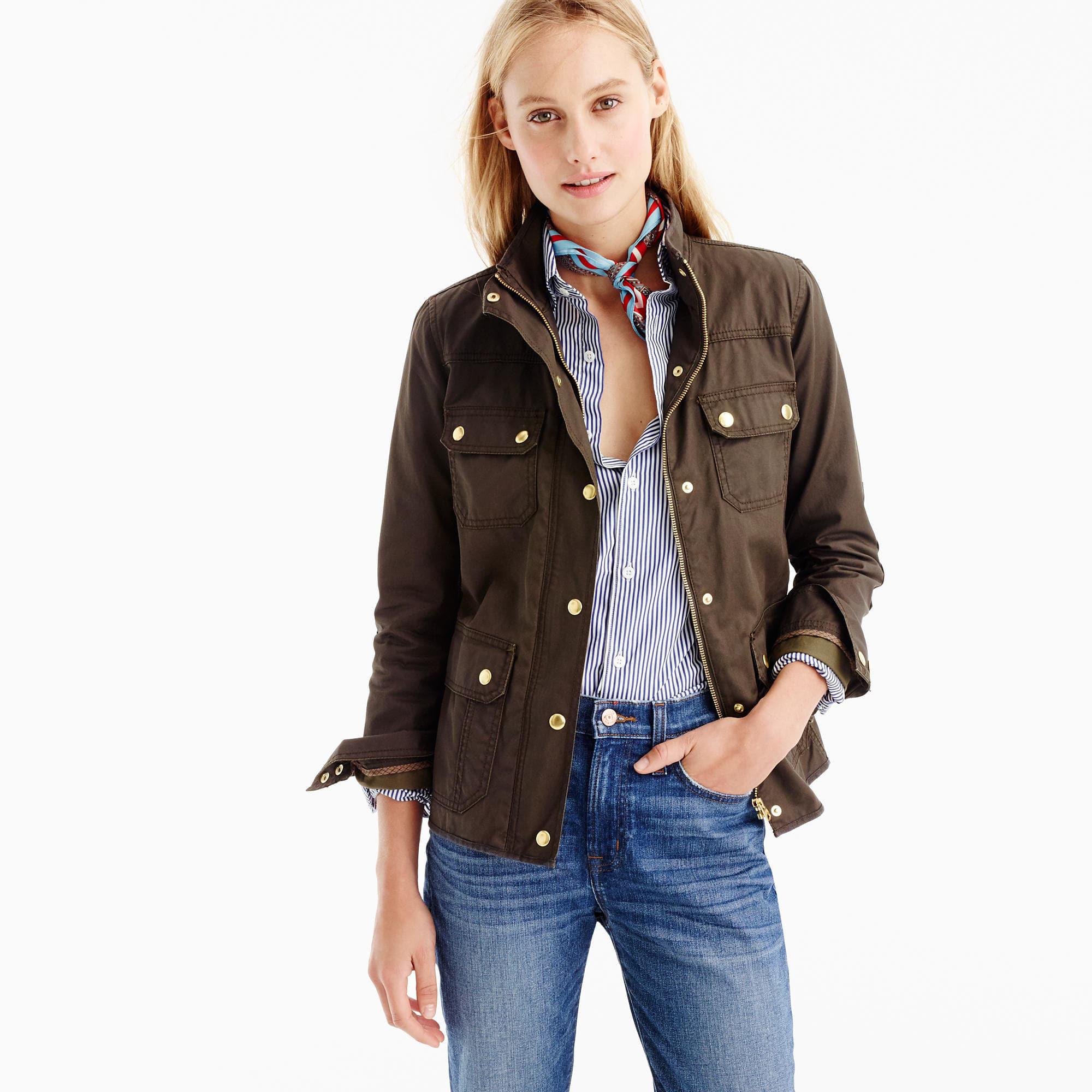 Lyst J.Crew The Downtown Field Jacket in Brown