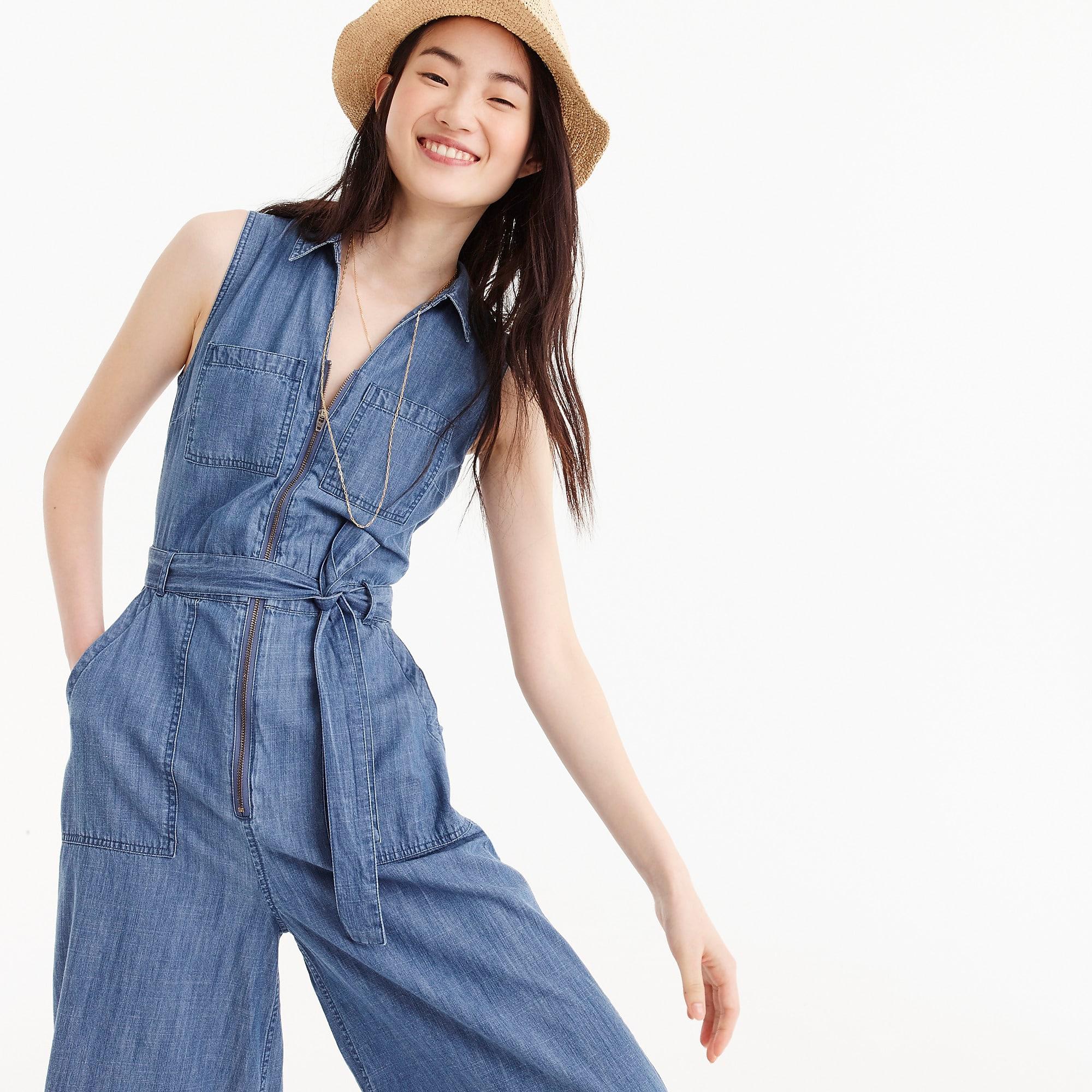 chambray jumpsuit