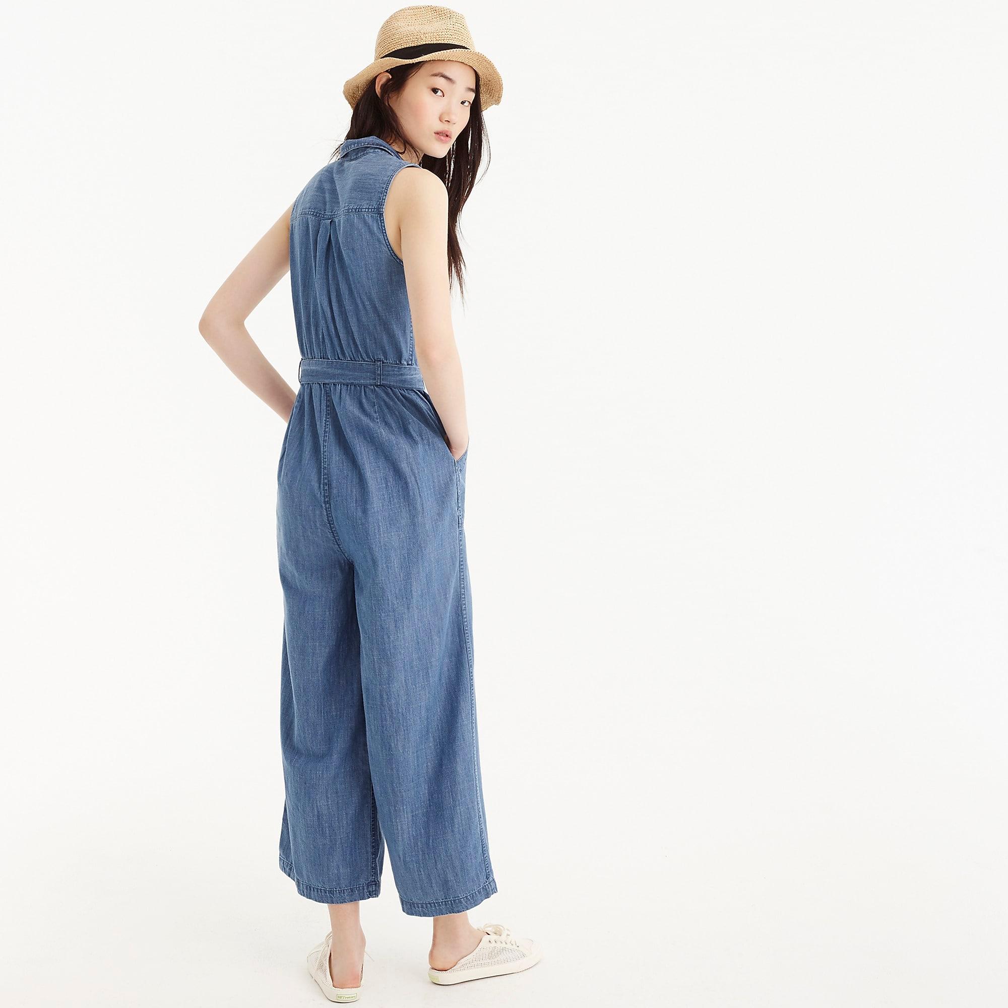 chambray jumpsuit