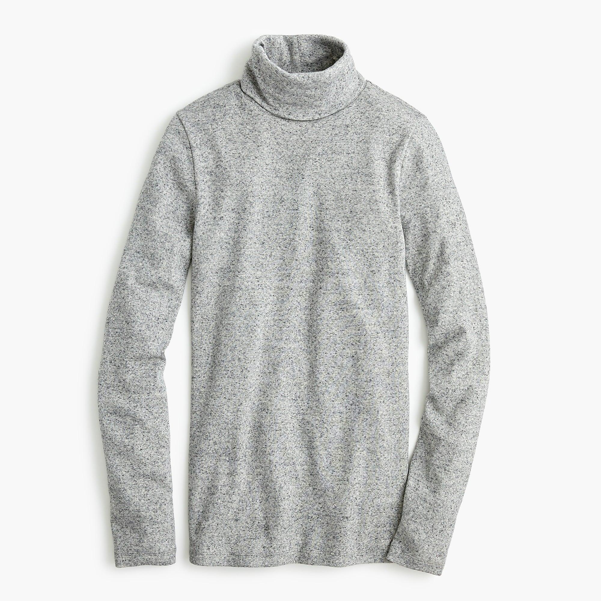 J.Crew Cotton Perfectfit Turtleneck in Gray Lyst