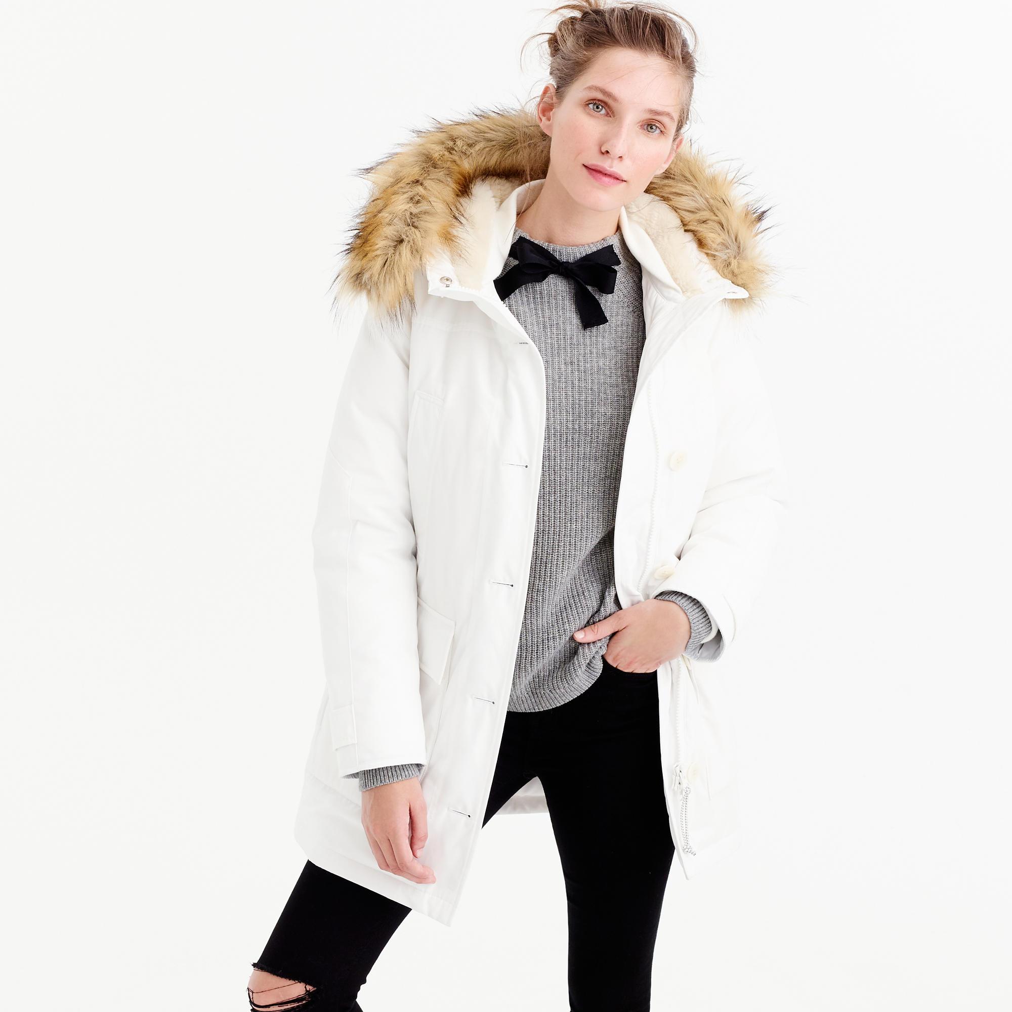 j crew womens parka