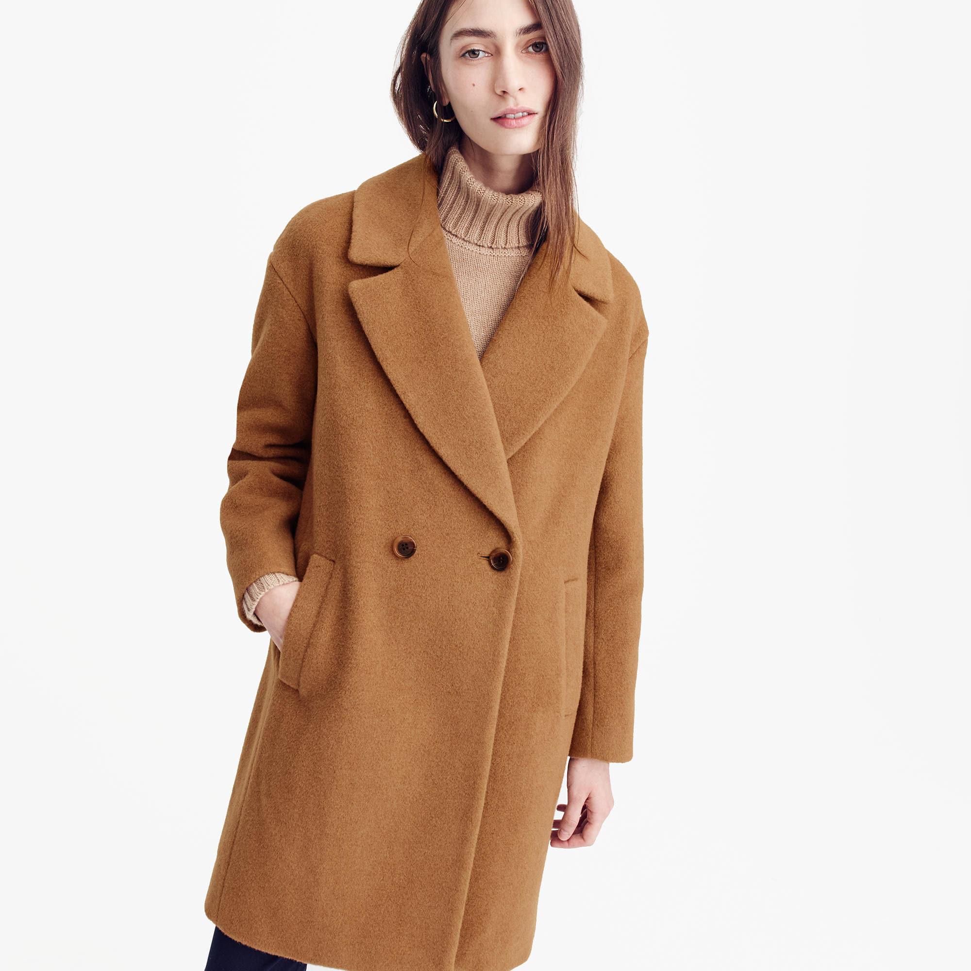 Lyst - J.Crew Collection Relaxed Topcoat In Camel Hair