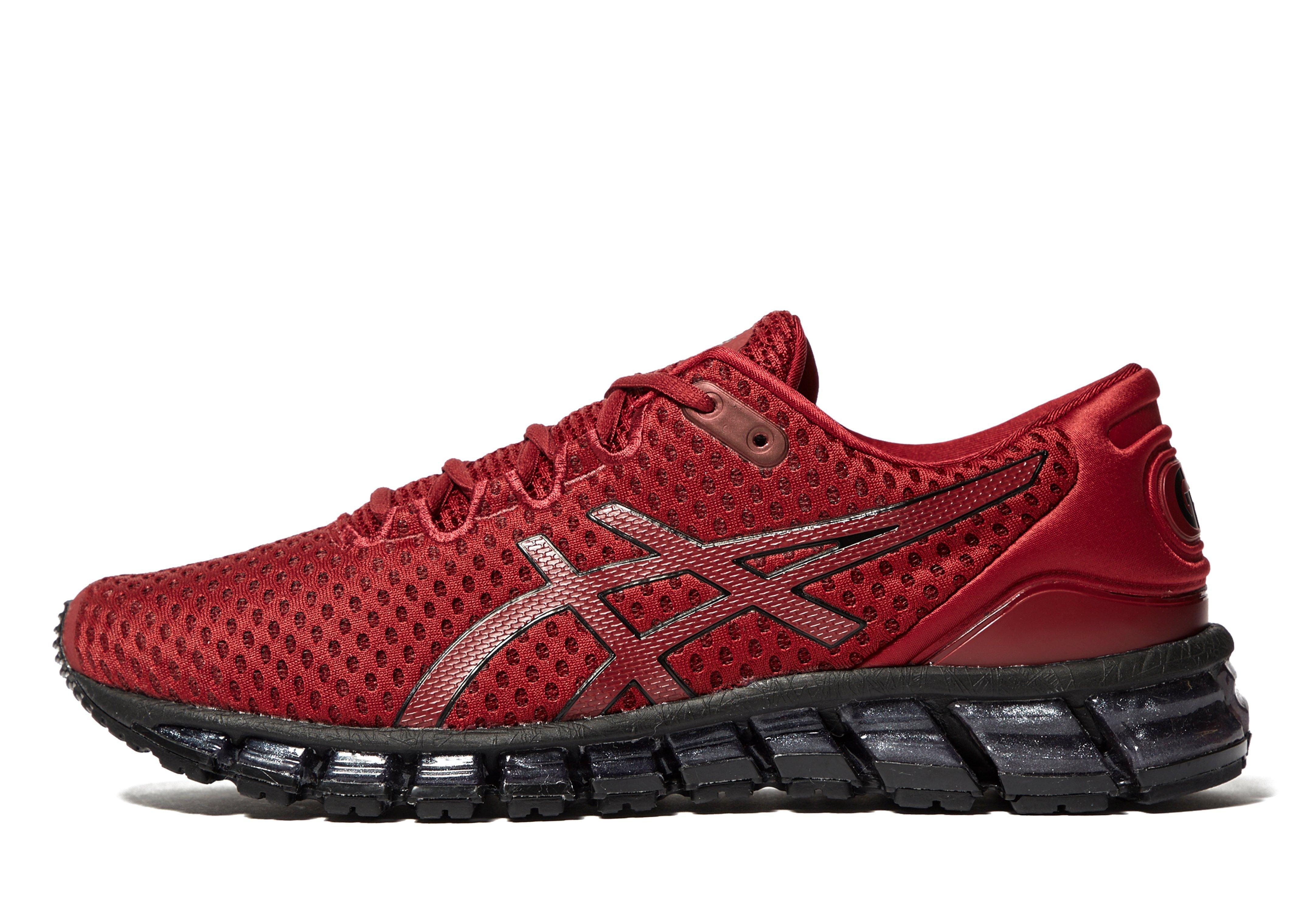 asics quantum 360 black and red