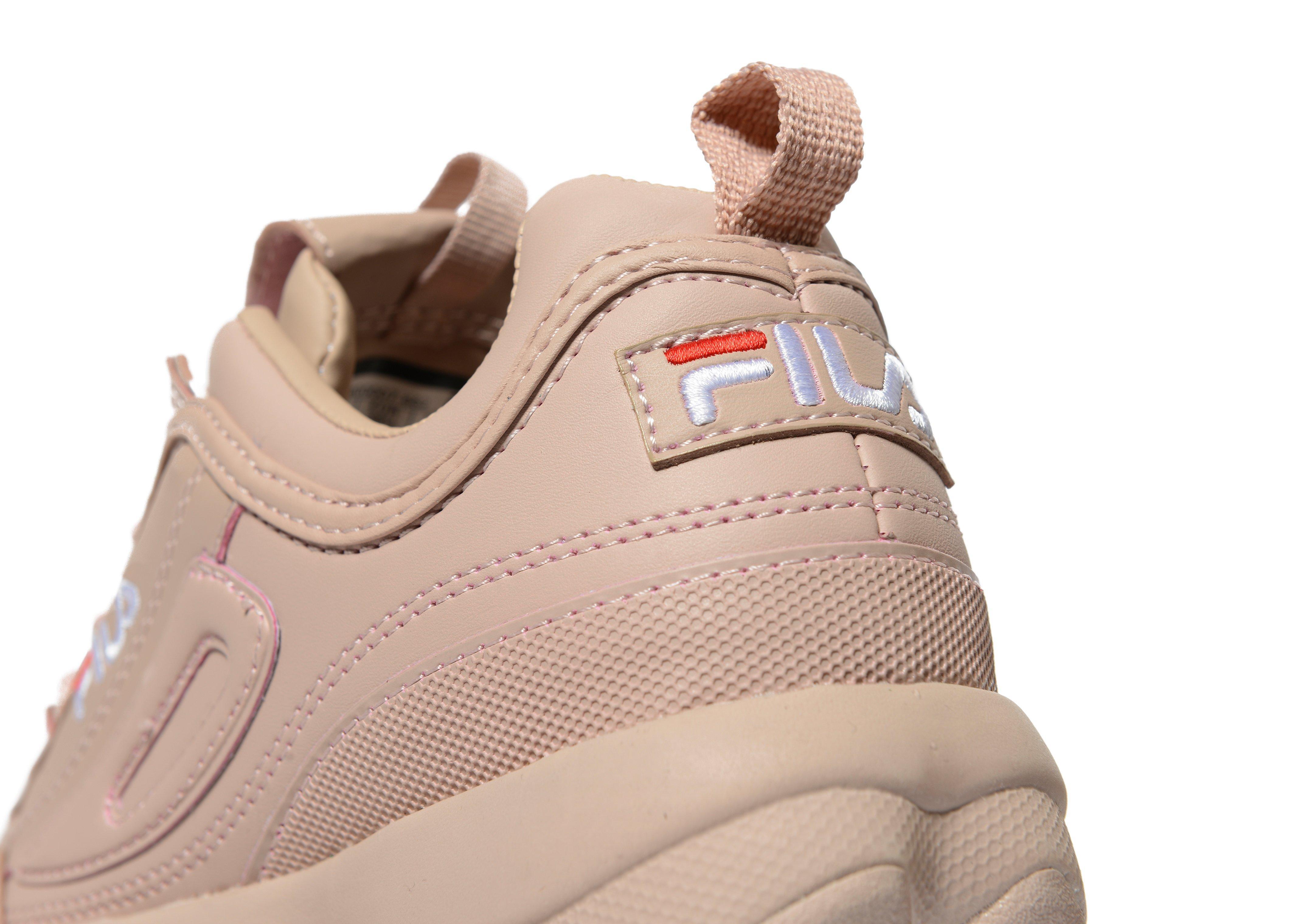 kids fila disruptor pink