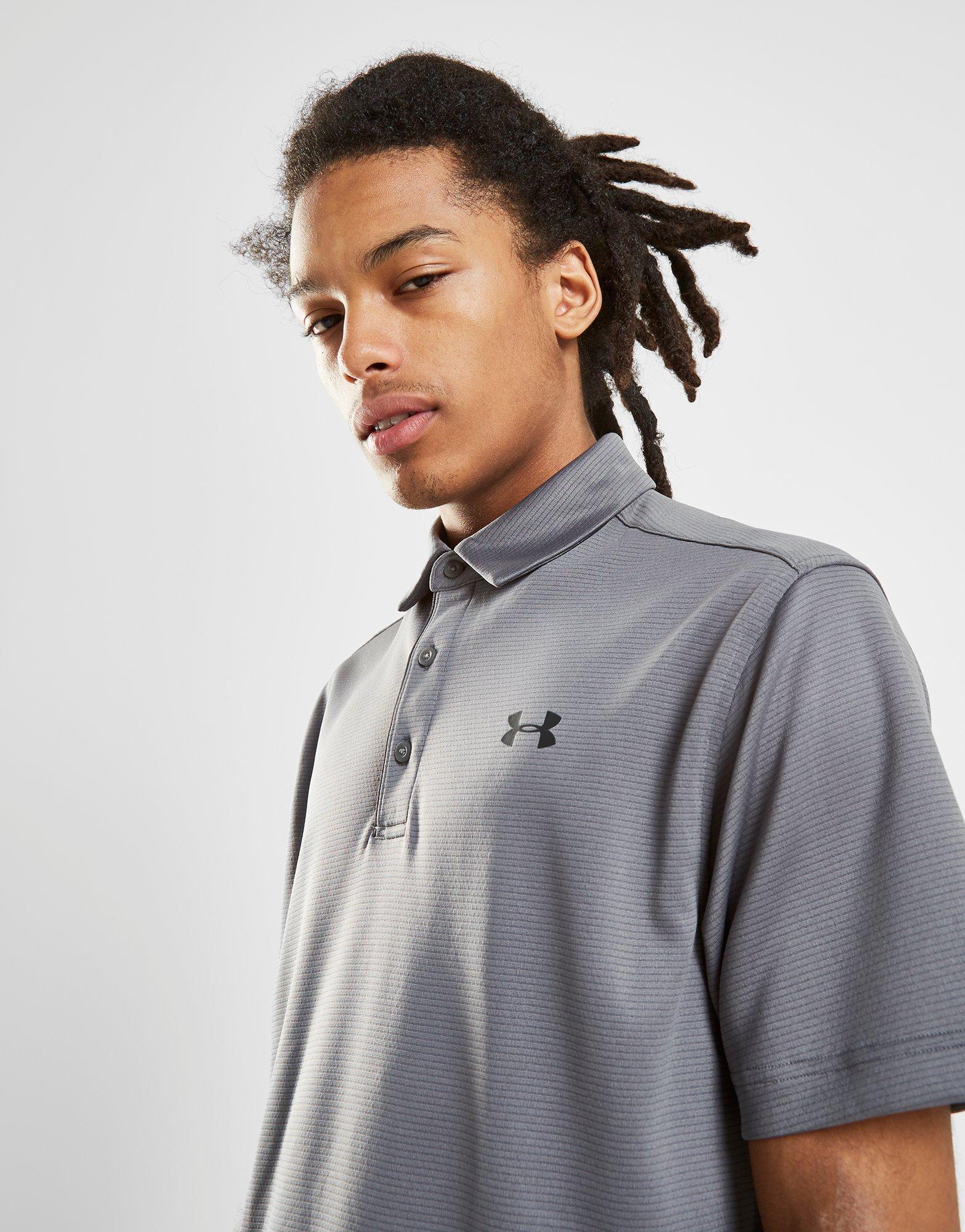 under armour corporate men's black tech polo