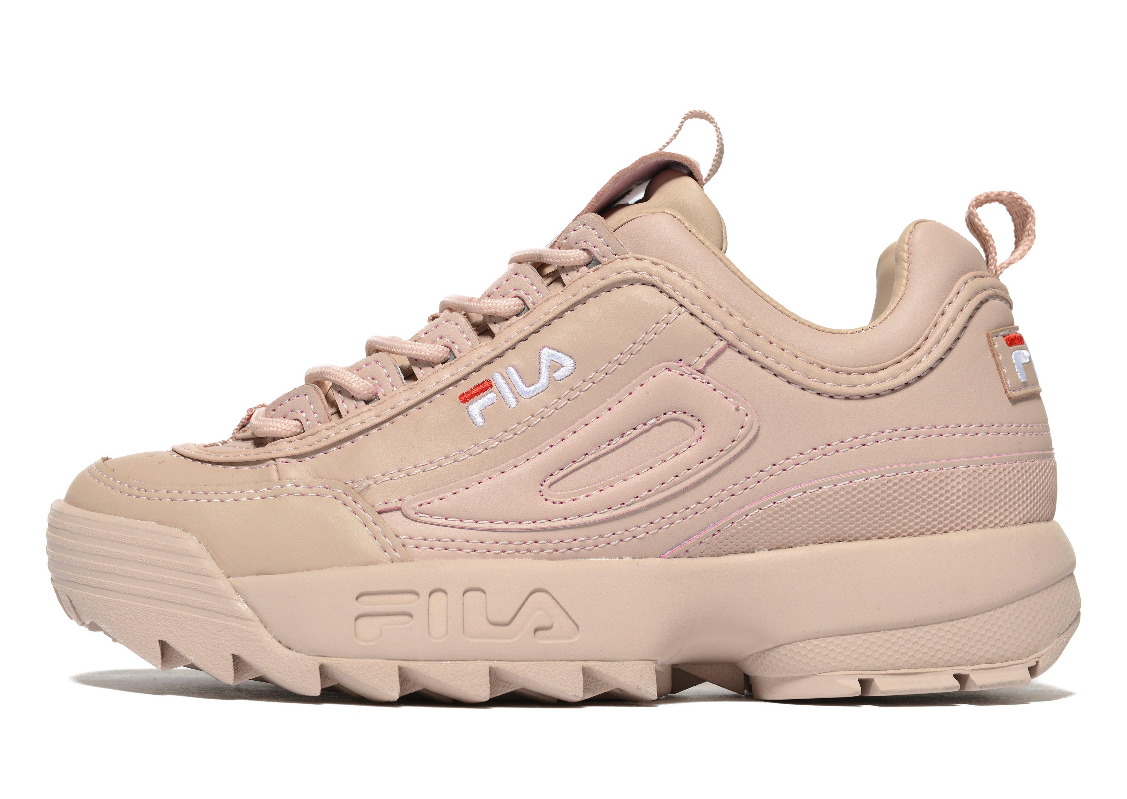 fila disruptor pink heart