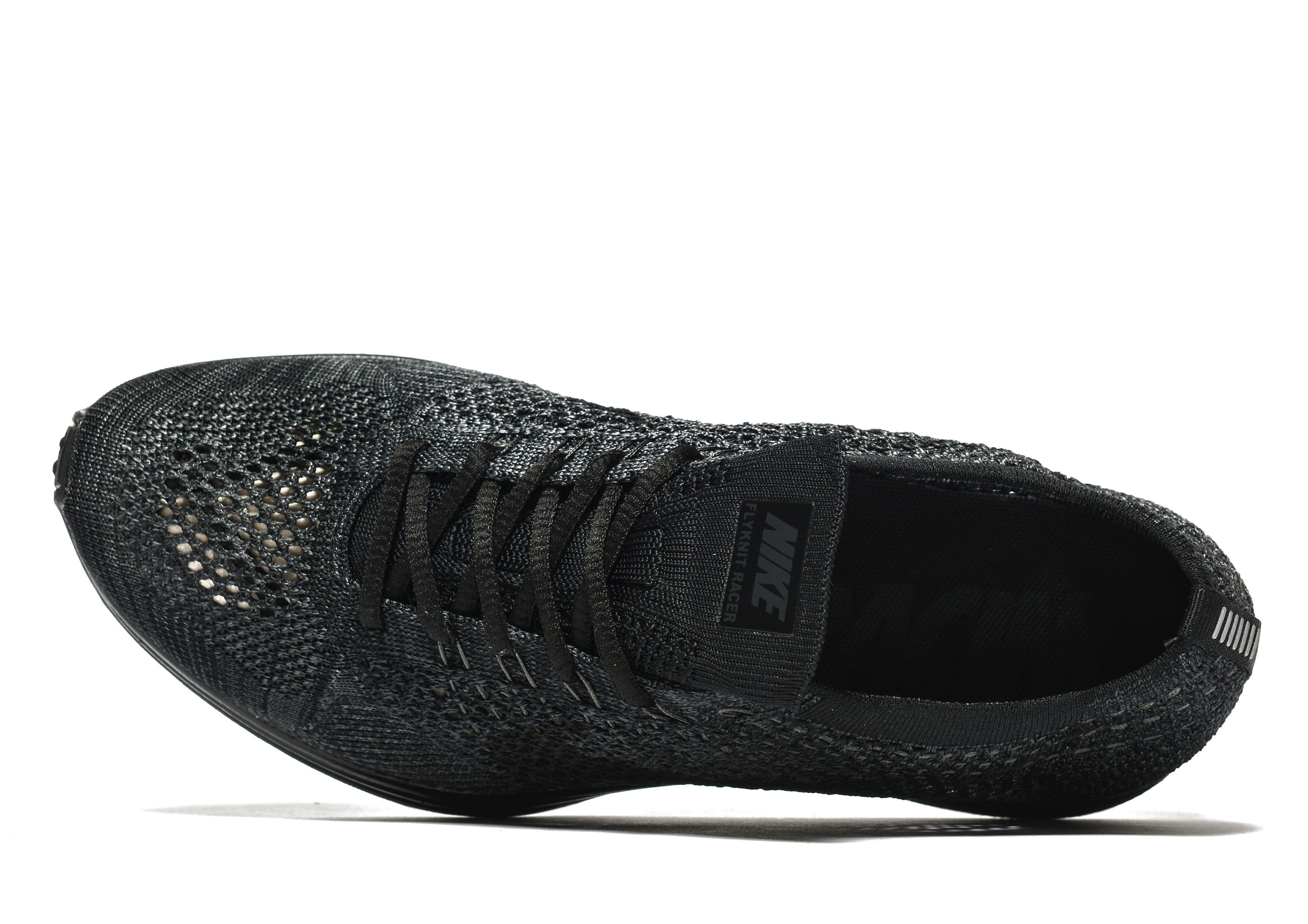 all black flyknit racer