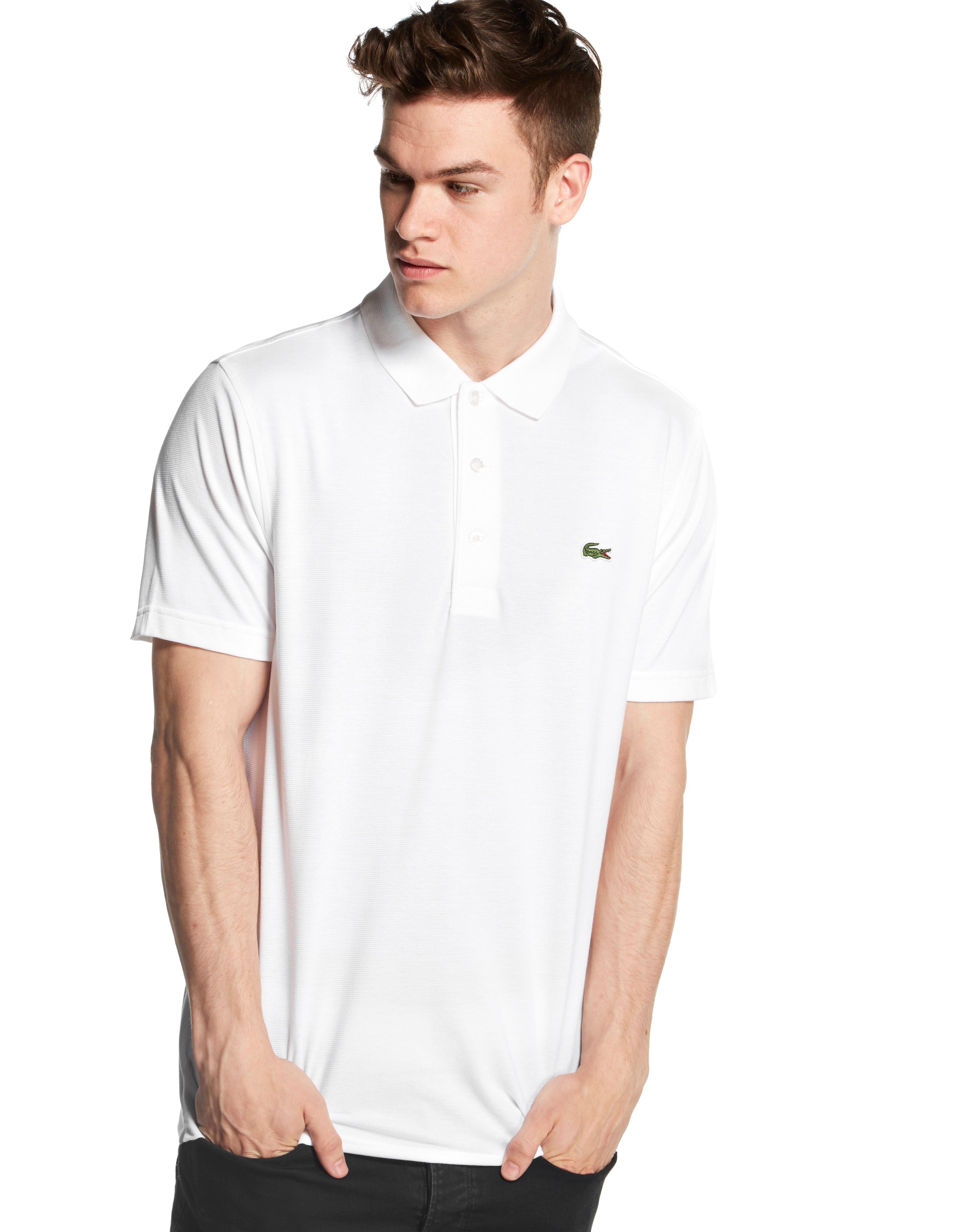 Lacoste Alligator Short Sleeve Polo  Shirt  in White for Men  