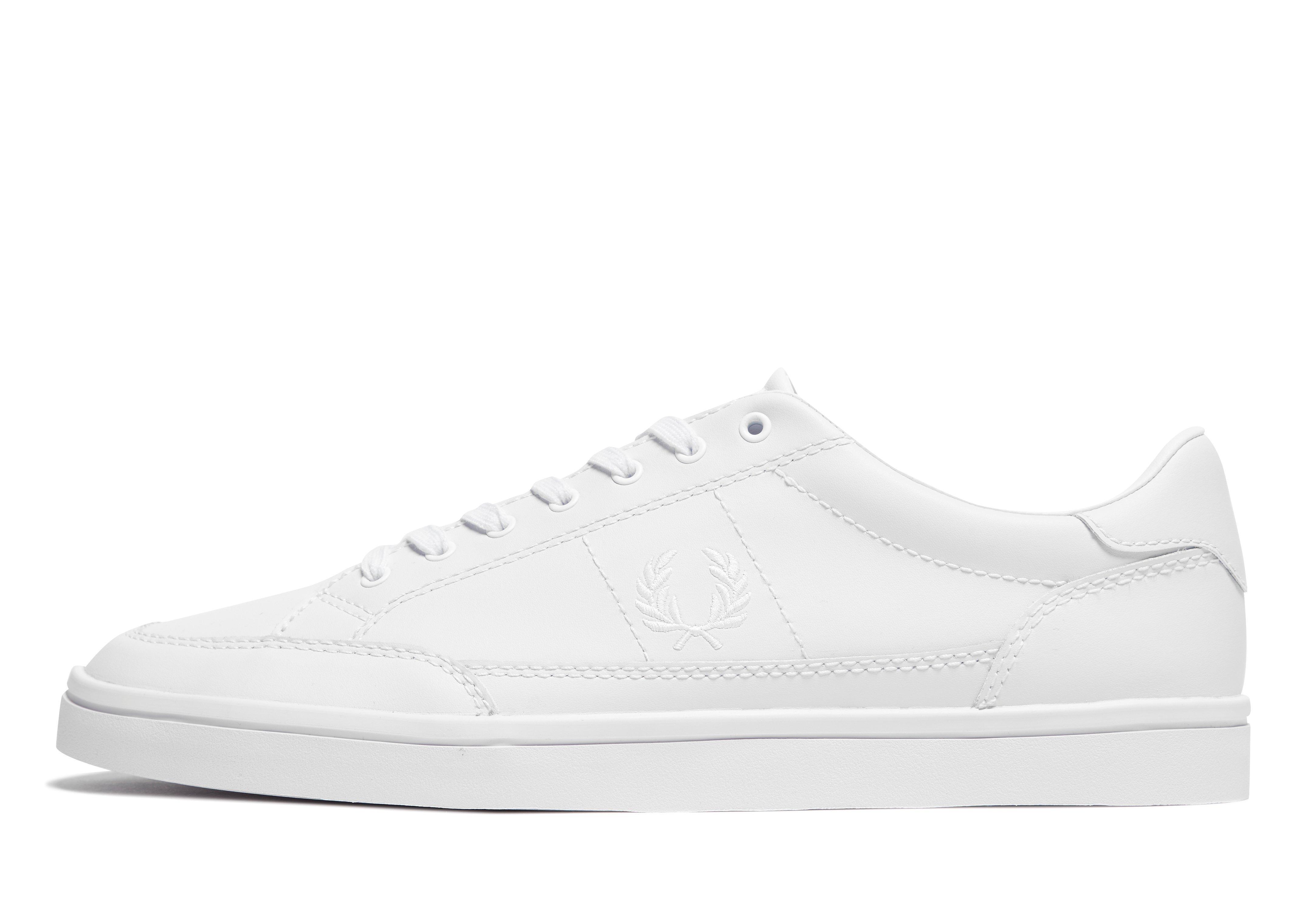 Fred Perry Deuce Leather in White for Men Lyst