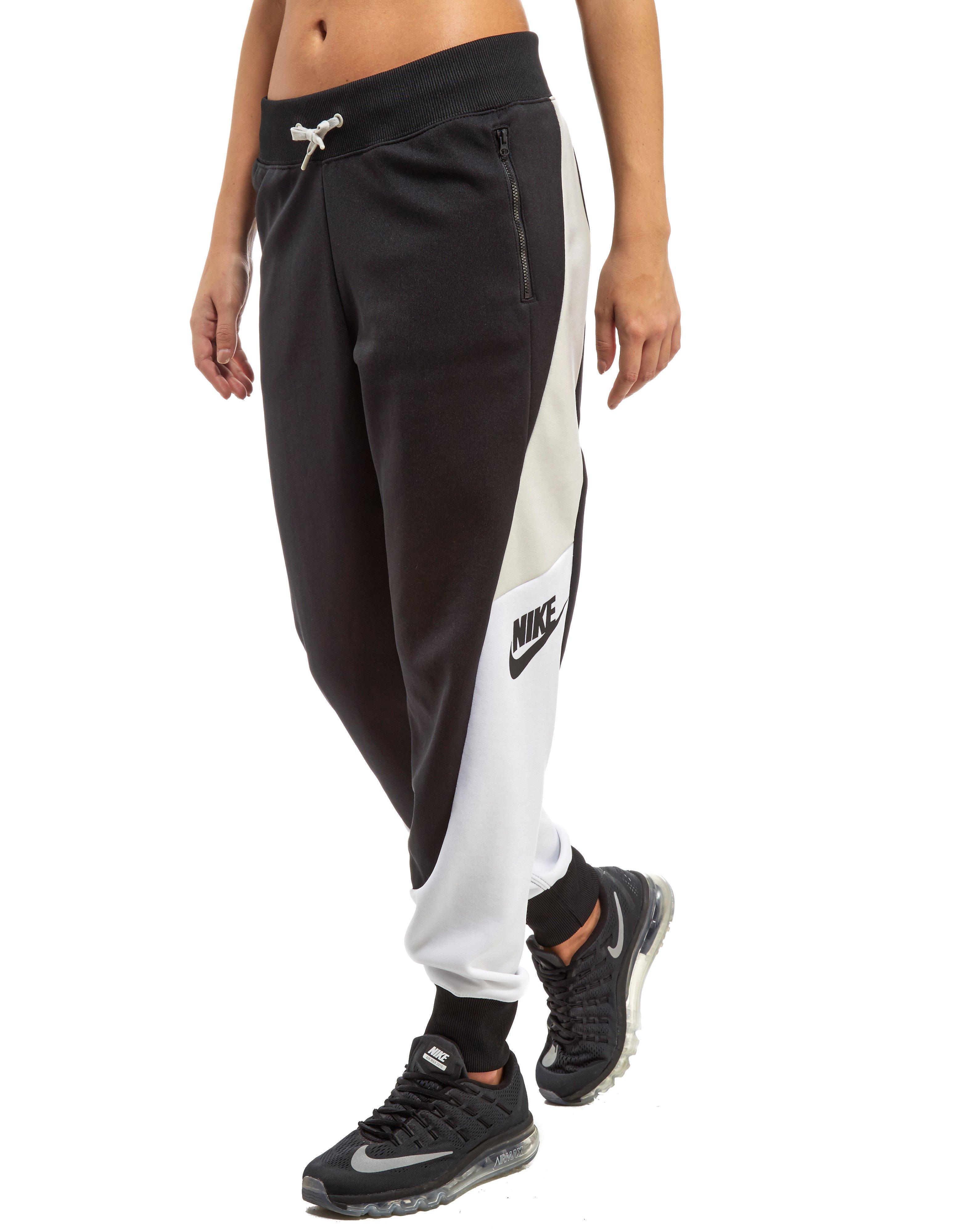 nike air max poly track pants black