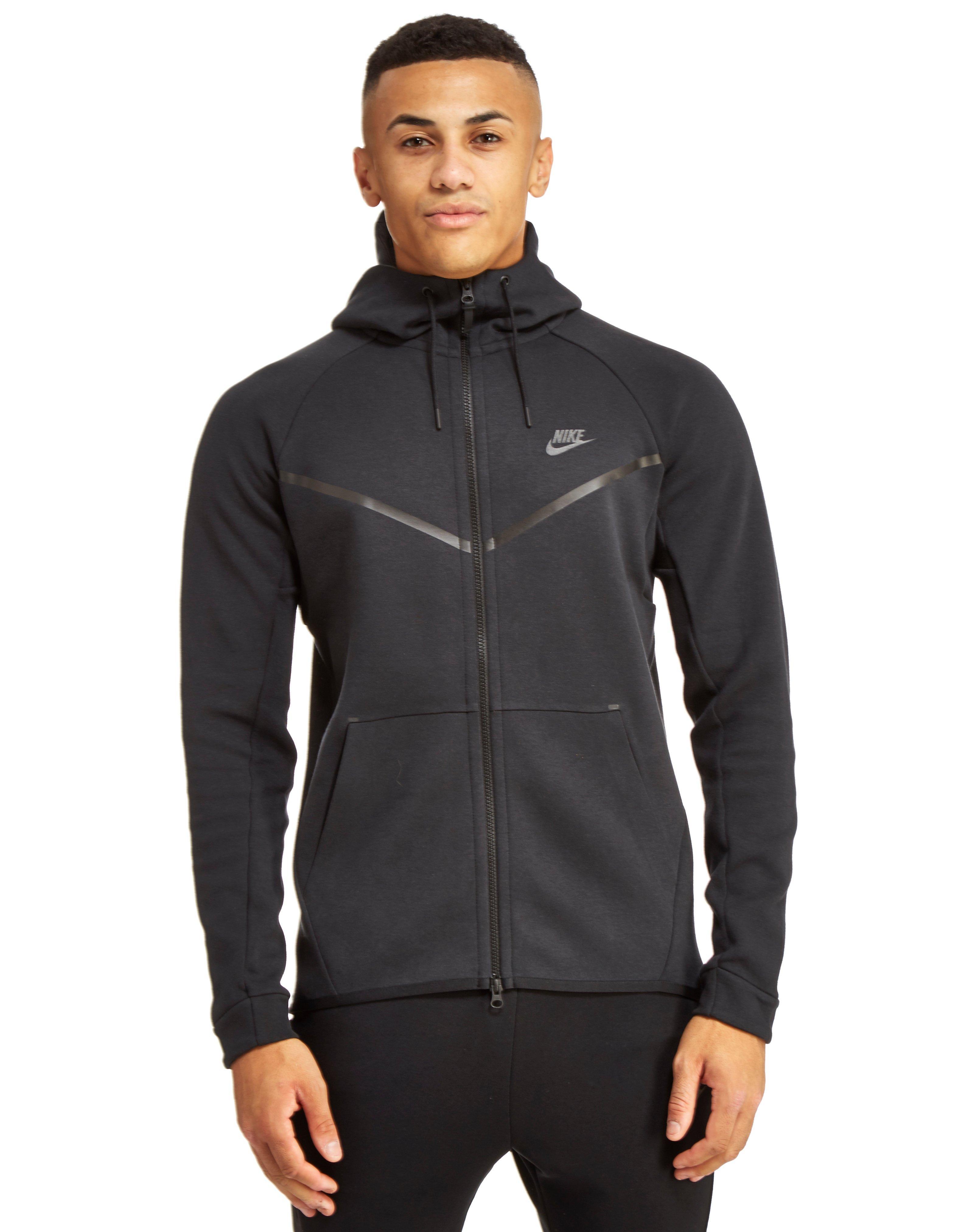 Lyst Nike Tech Fleece Windrunner Hoody In Black For Men