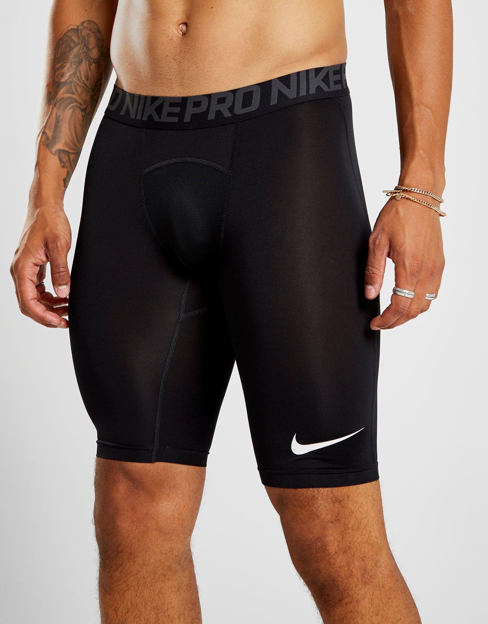 Lyst Nike Pro 9 Inch Compression Shorts In Black For Men 