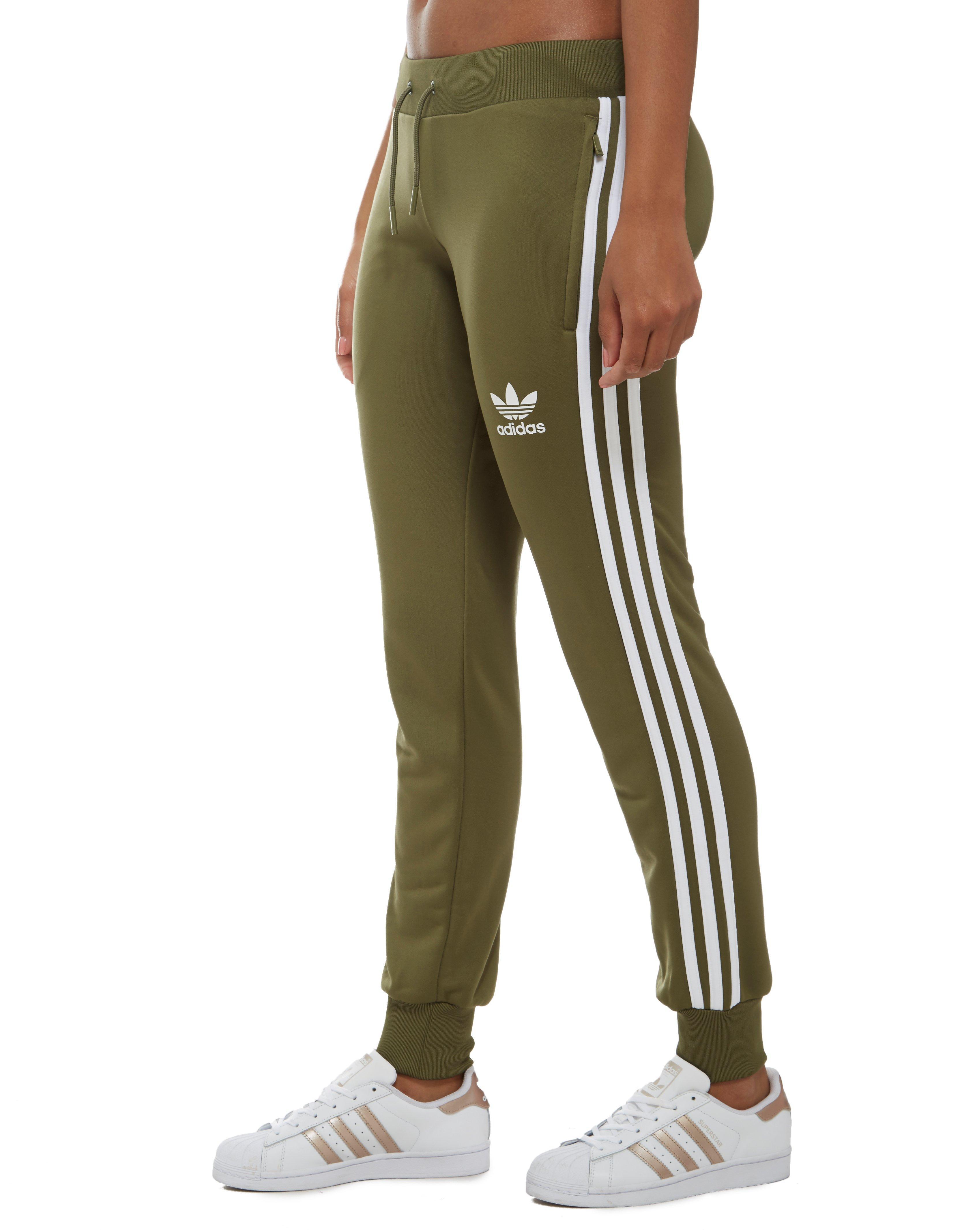 green adidas pants womens