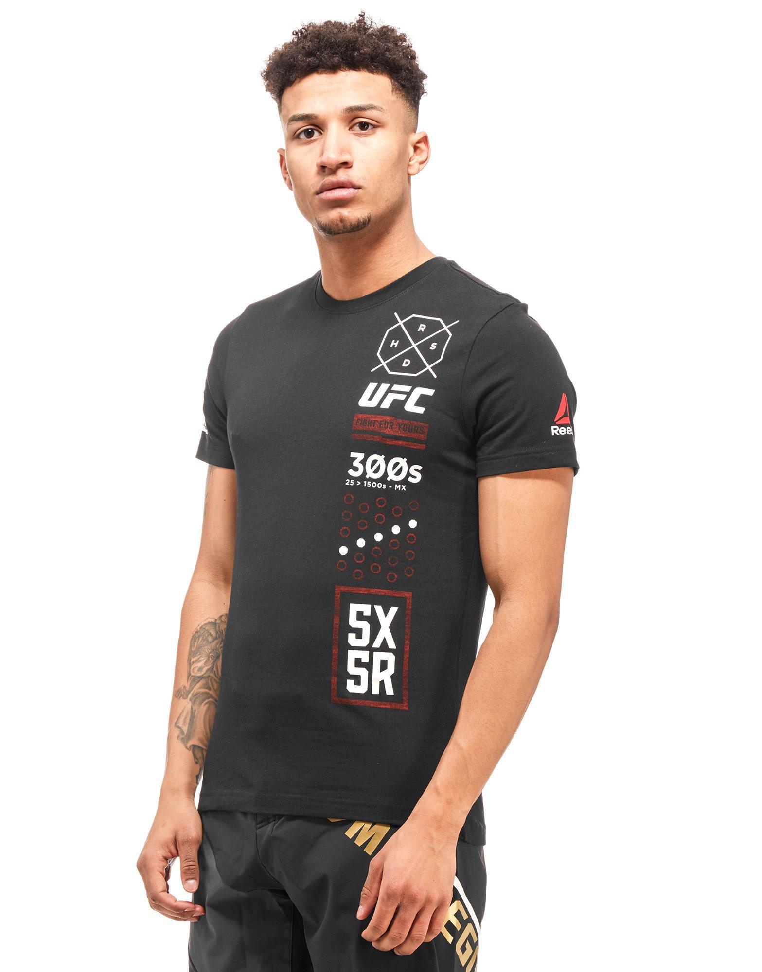 Lyst - Reebok Ufc Ultimate Fan 5x5r T-shirt in Black for Men