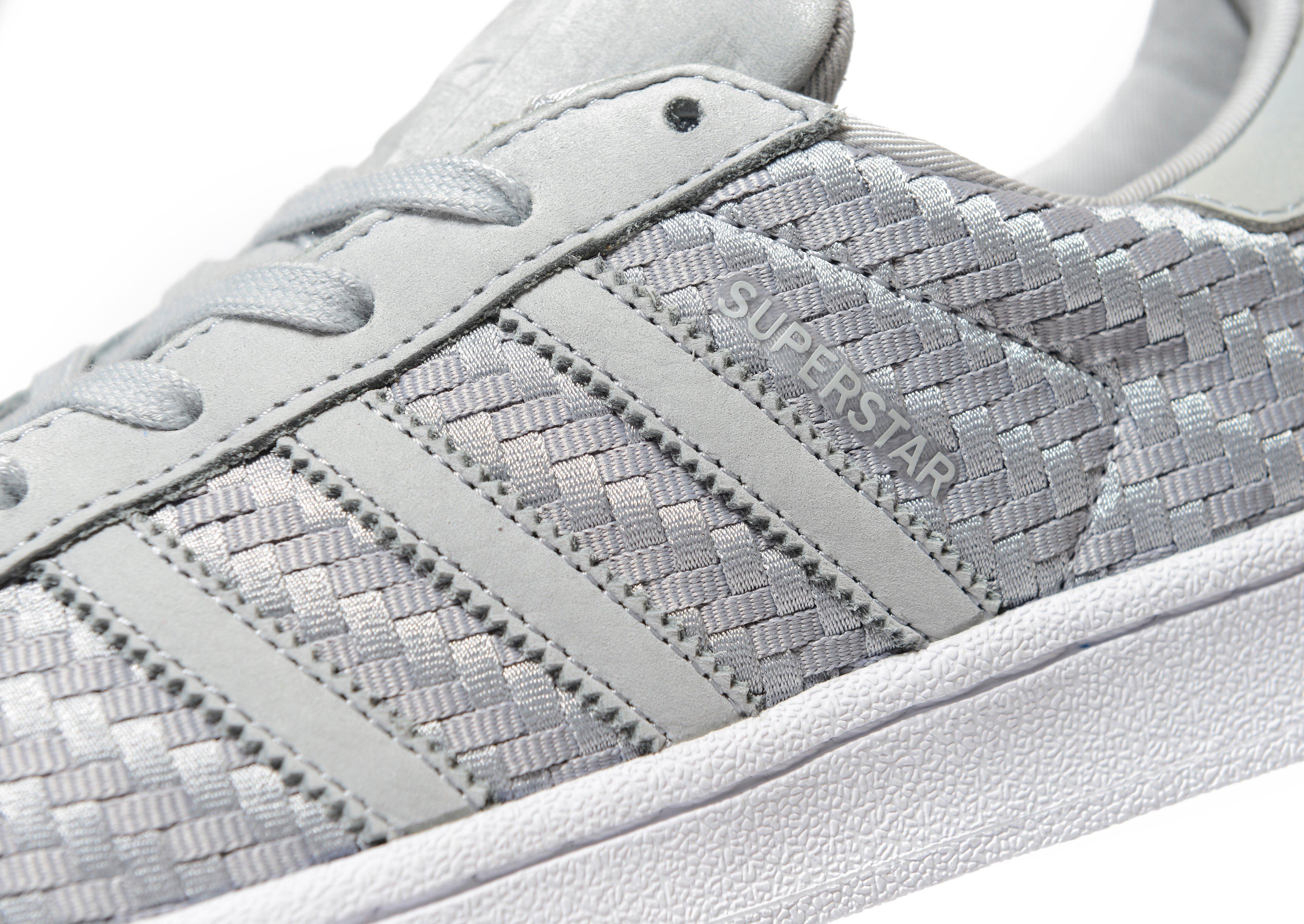 Lyst - Adidas Originals Superstar Woven in Gray Gallery