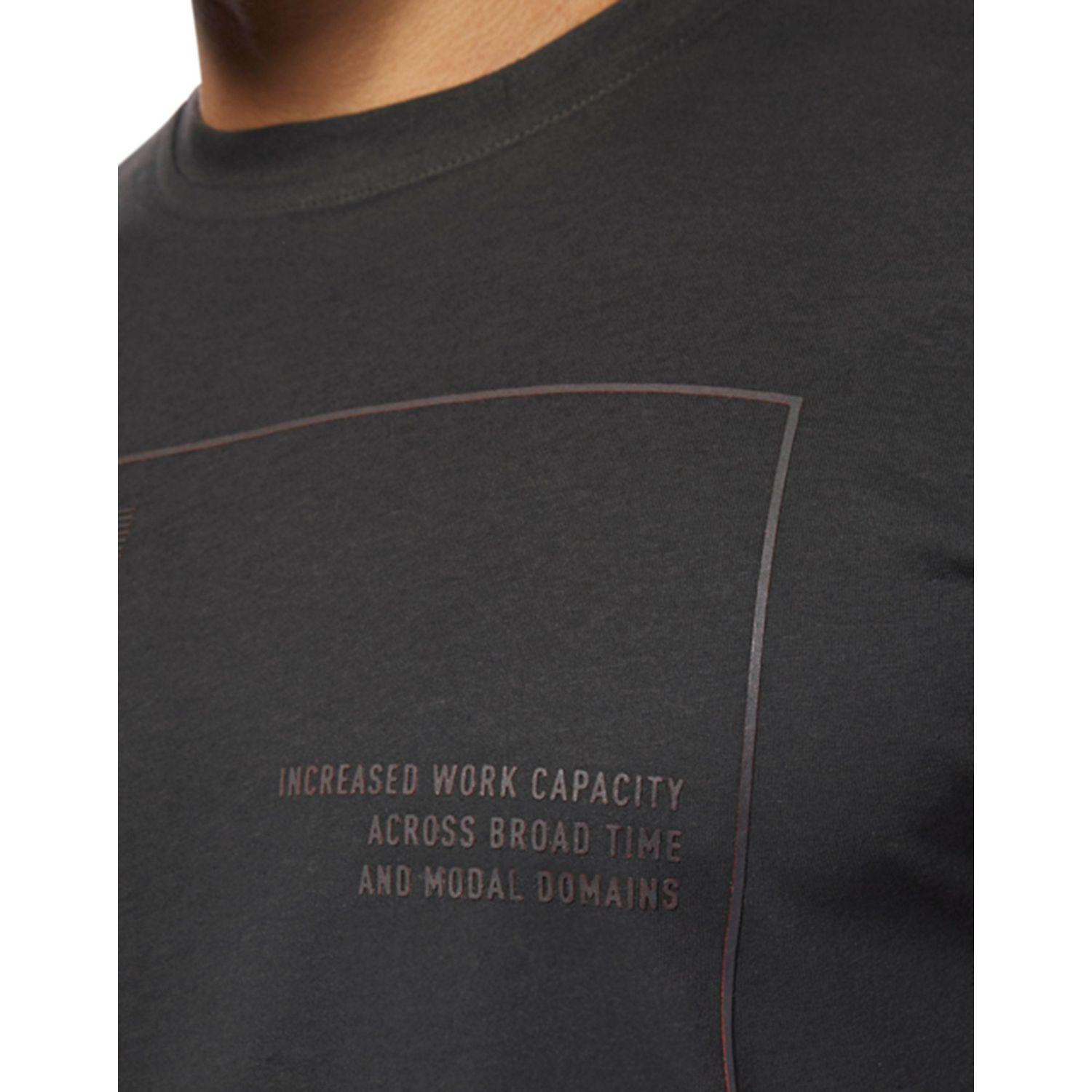 Reebok CrossFit /"Reebok/" Logo Dark Grey Tri-Blend Premium T-Shirt