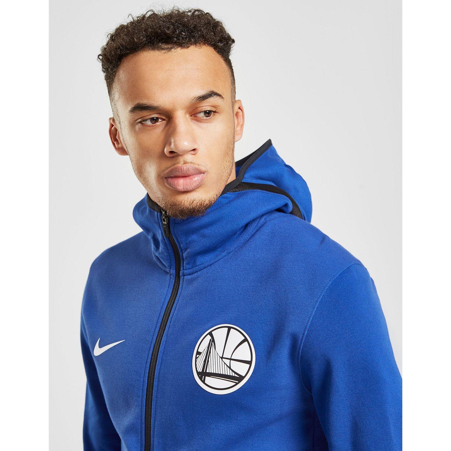 Nike Nba Golden State Warriors Showtime Hoodie in Blue for ...