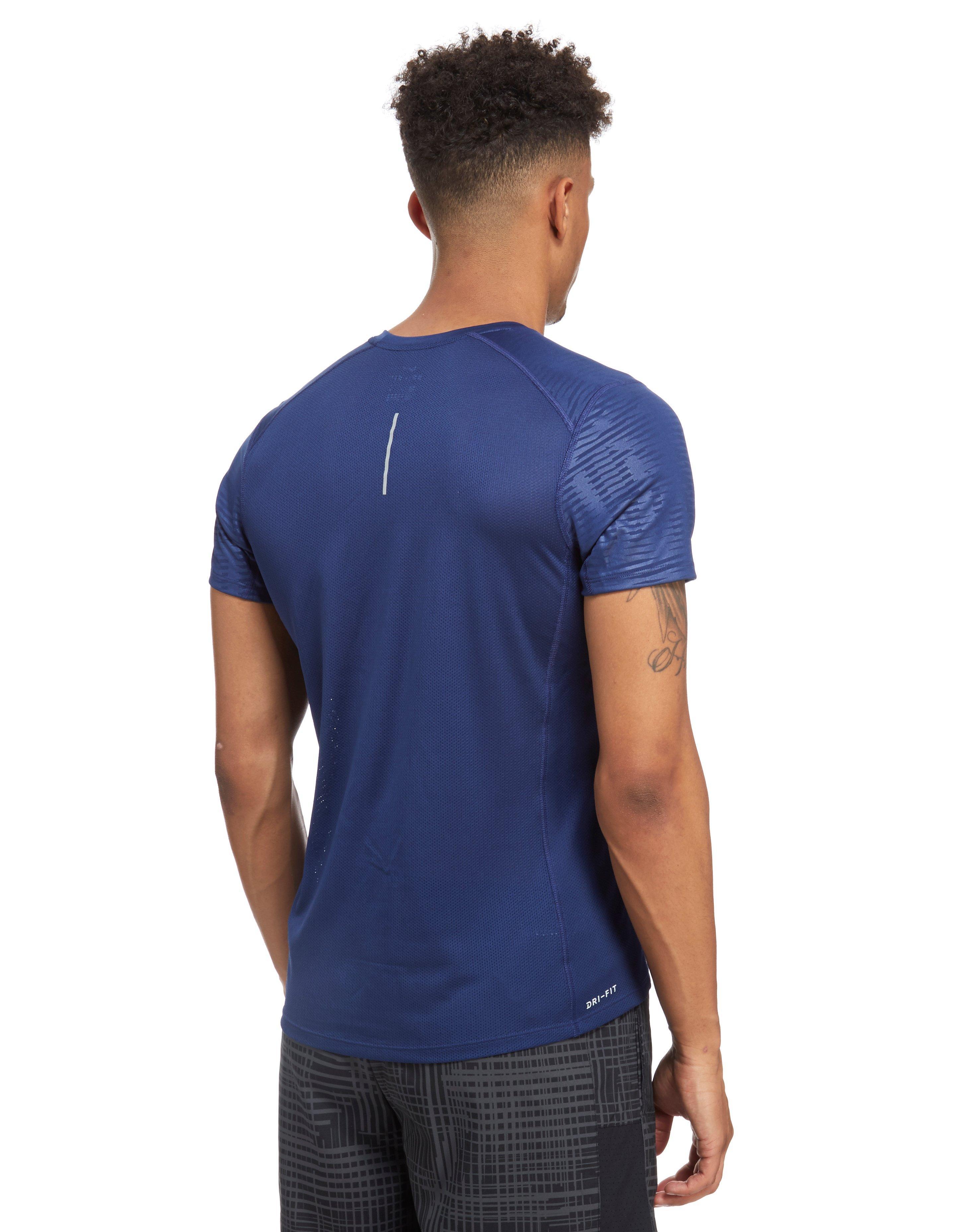 binary reduce size c Performance T for Miler shirt Blue  Lyst in Men Nike Dry