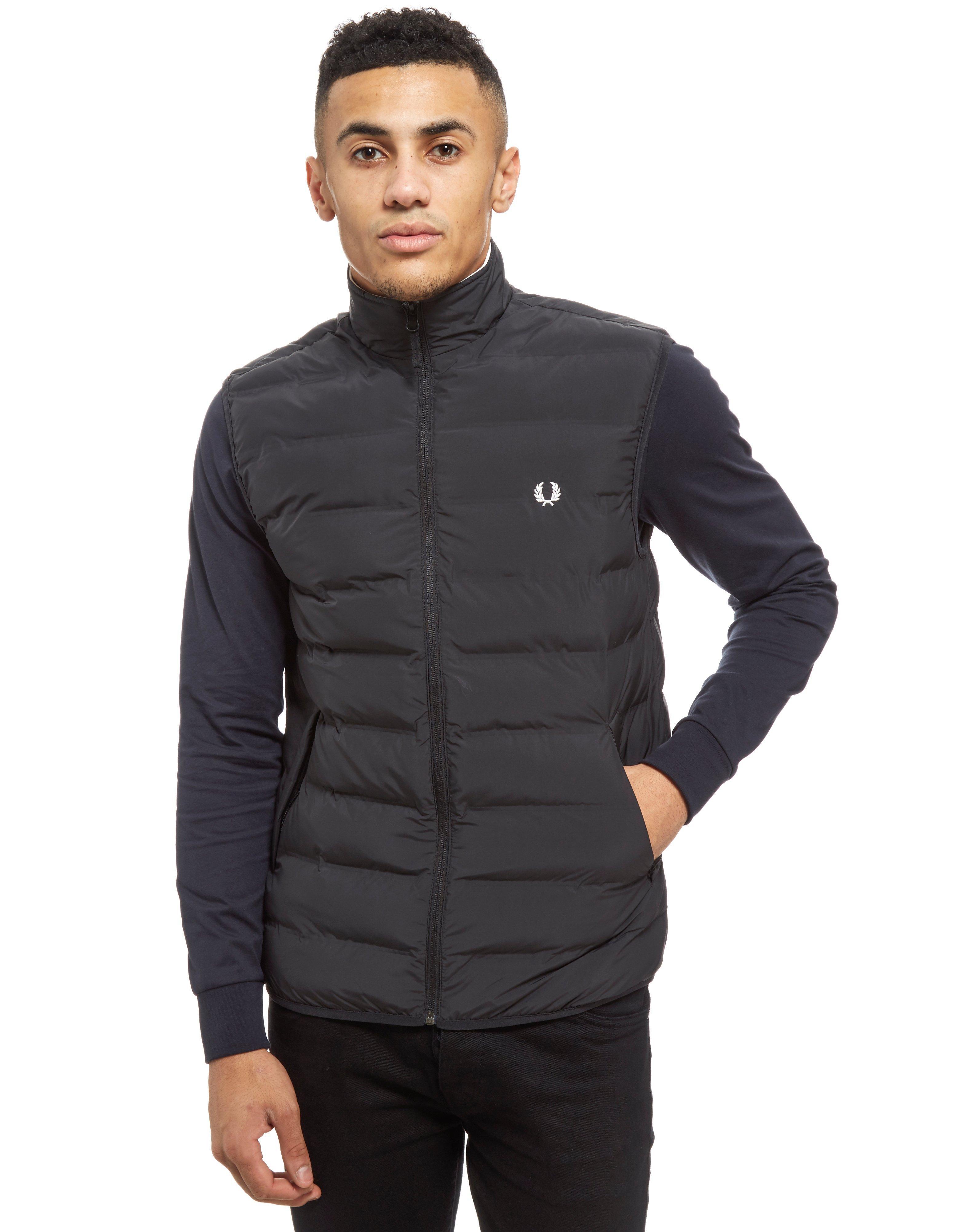 Lyst - Fred Perry Insulated Gilet in Black for Men