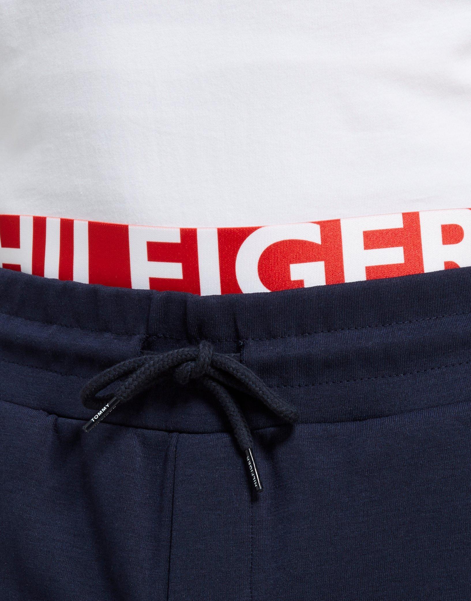 tommy hilfiger logo waistband joggers