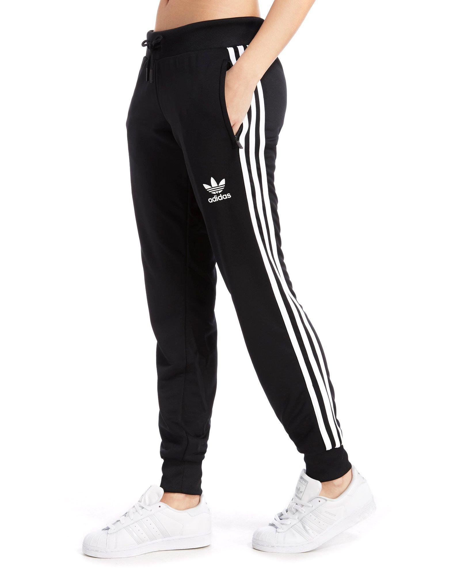 Lyst - Adidas originals Poly 3-stripes Pants in Black