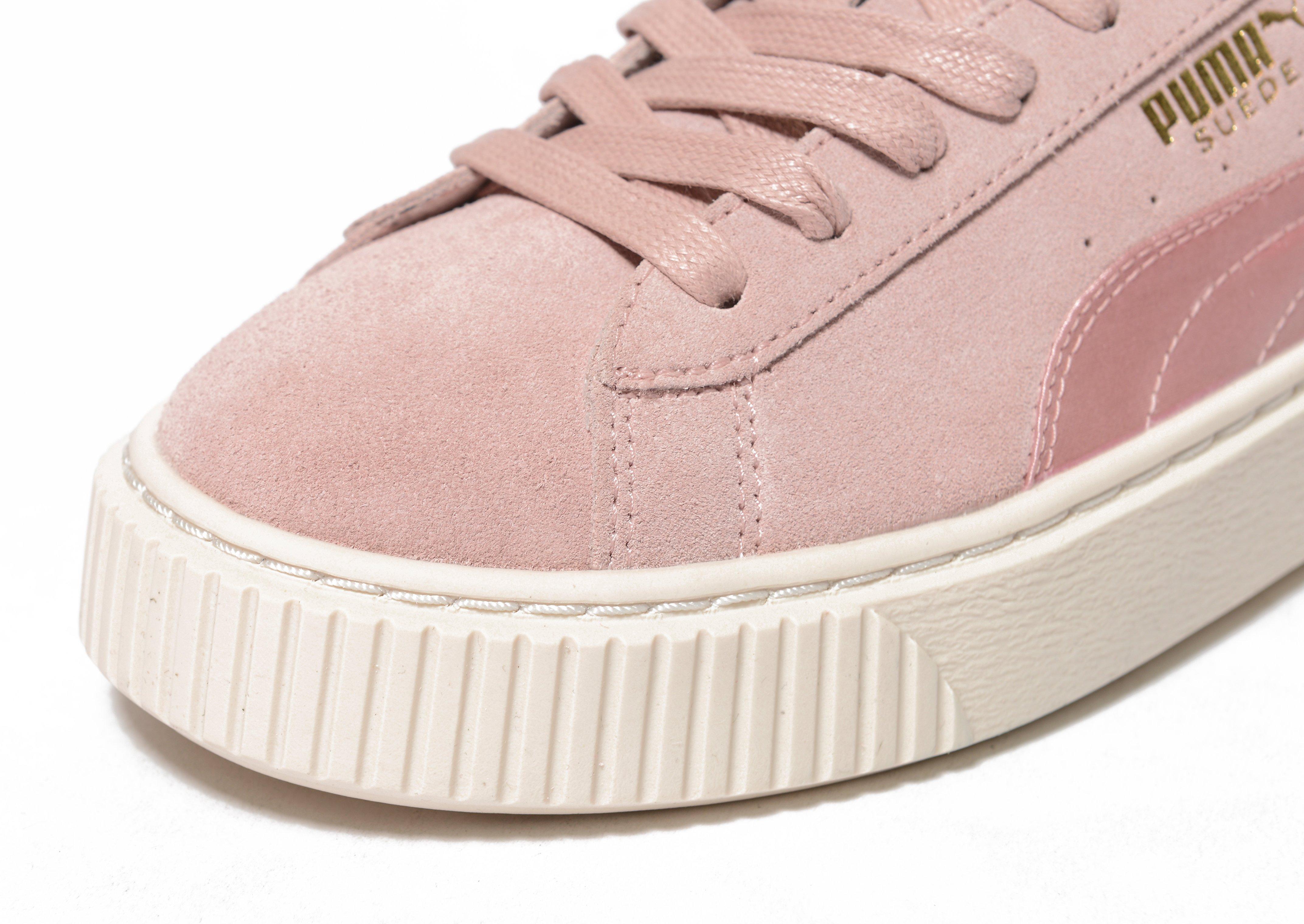 puma satin pink