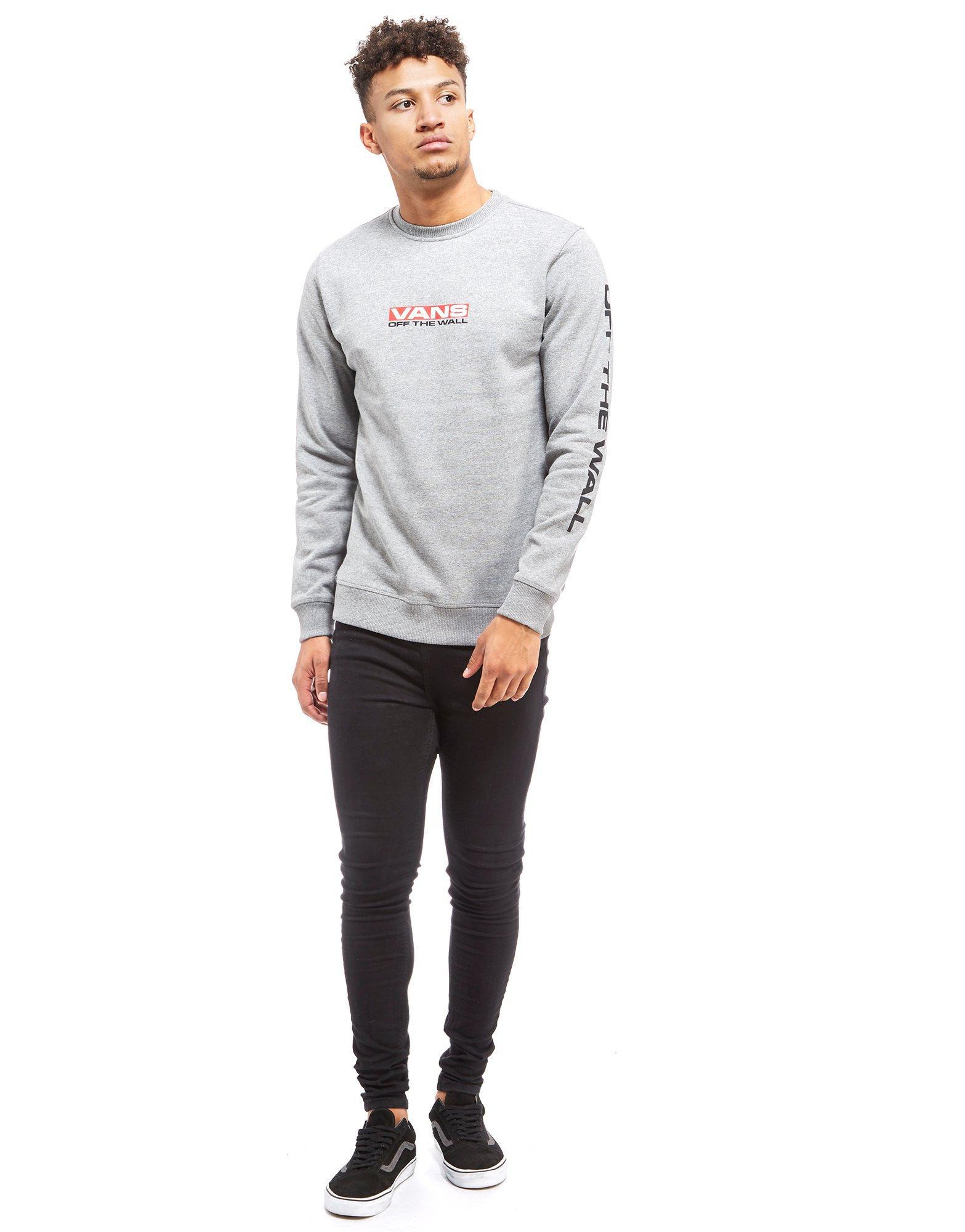 gray vans sweatshirt