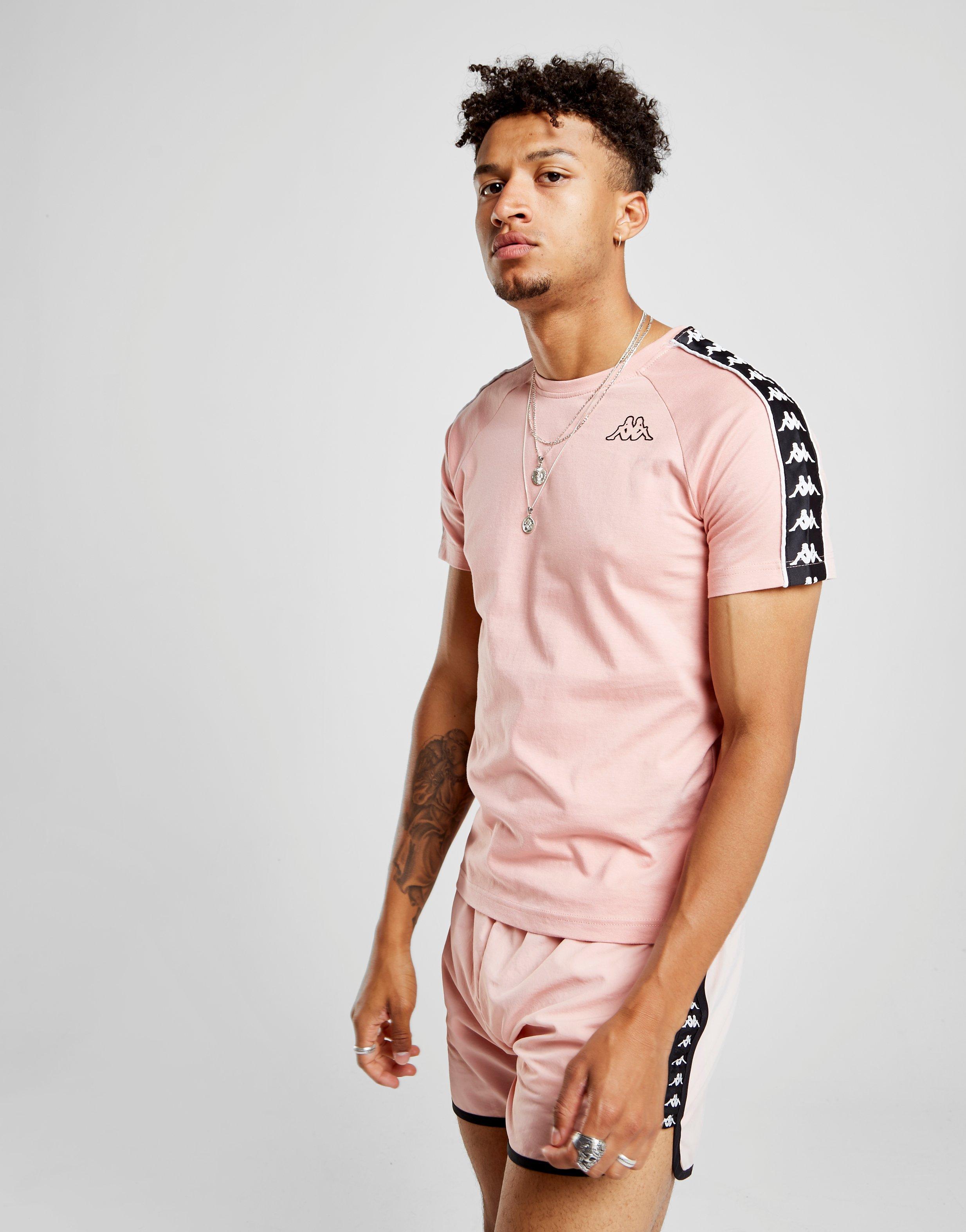 Sleeve Coen For Pink Shirt Lyst In Men Short Kappa T SVqUMpz