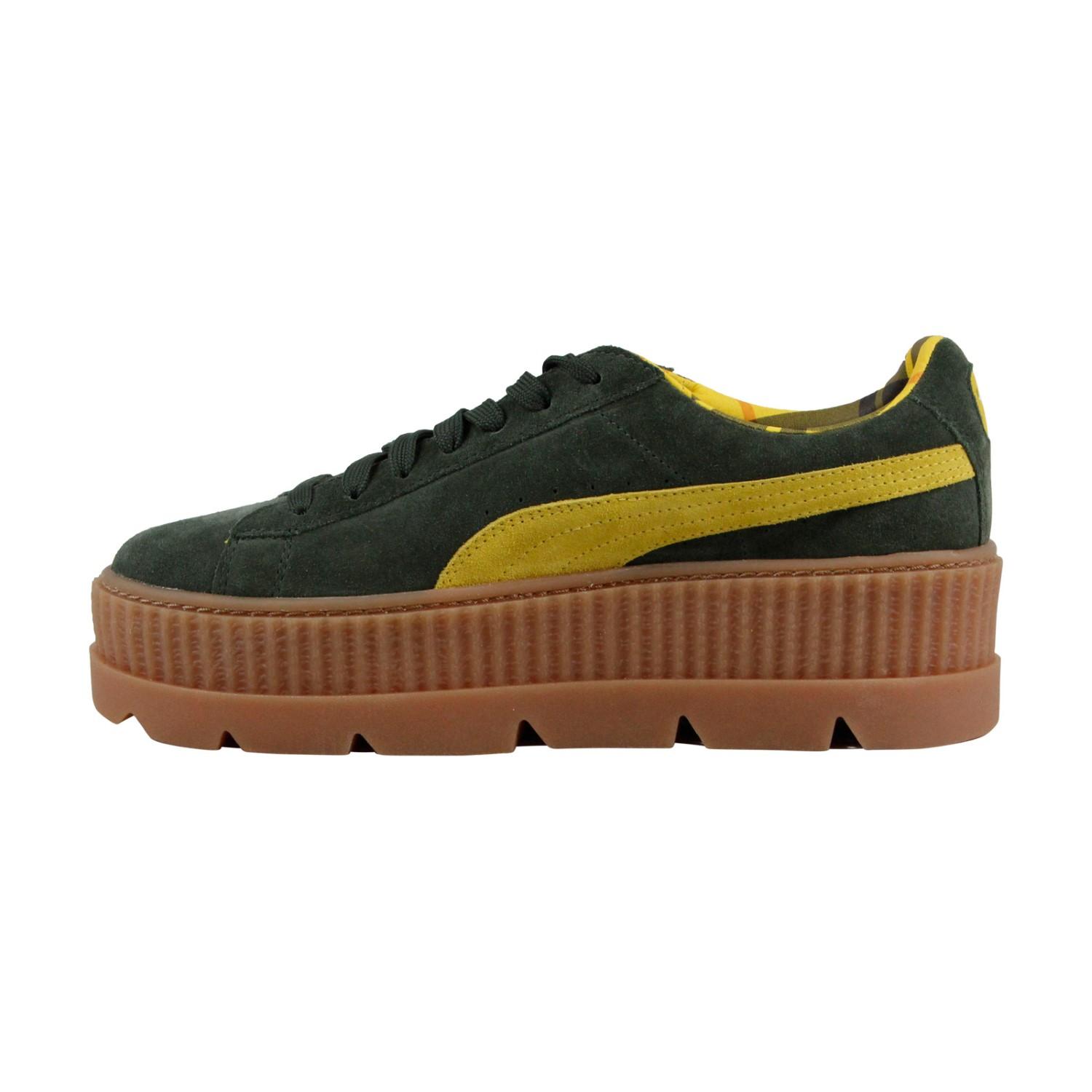 Lyst - PUMA Fenty By Rihanna Suede Cleated Creeper Casual Athletic ...