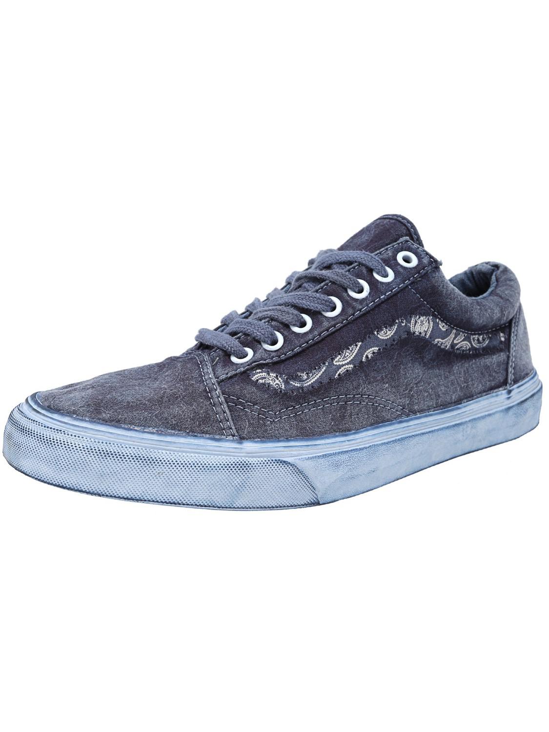 Vans Old Skool Reissue Classics overwash Paisley DRESS Bues MIS. 45 Vans Old Skool Reissue Classics overwash Paisley DRESS Bues MIS. 45
