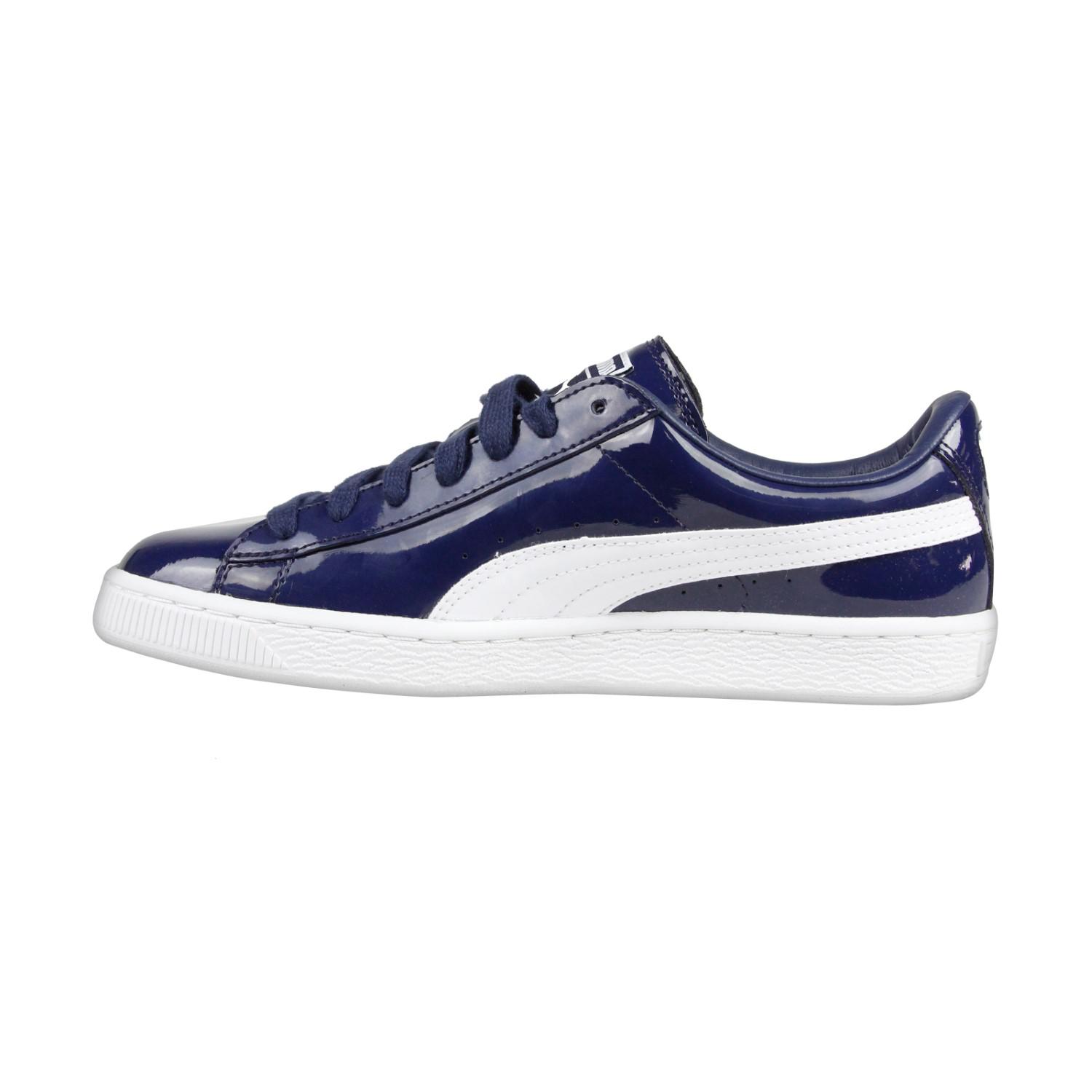 puma basket matte and shine lace up sneakers puma basket matte and shine lace up sneakers