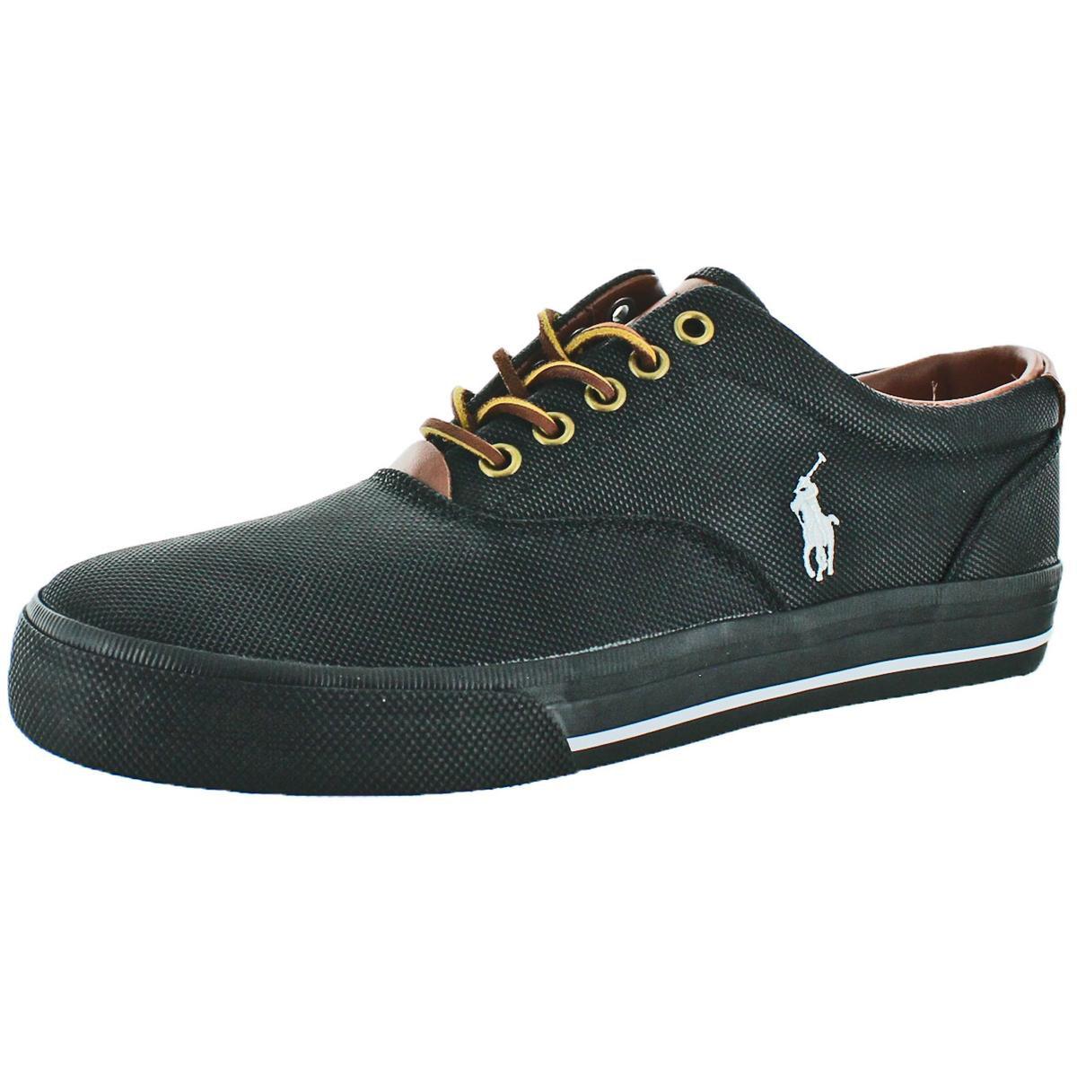 Lyst - Polo Ralph Lauren Vaughn Canvas Fashion Sneakers Shoes in Black ...