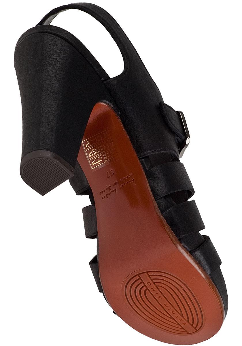 Lyst Chie Mihara Abita Sandal Black Leather in Black