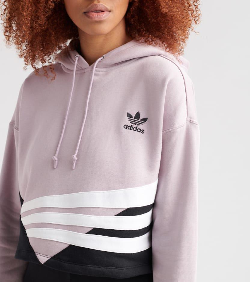 adidas bossy 90s cropped hoodie