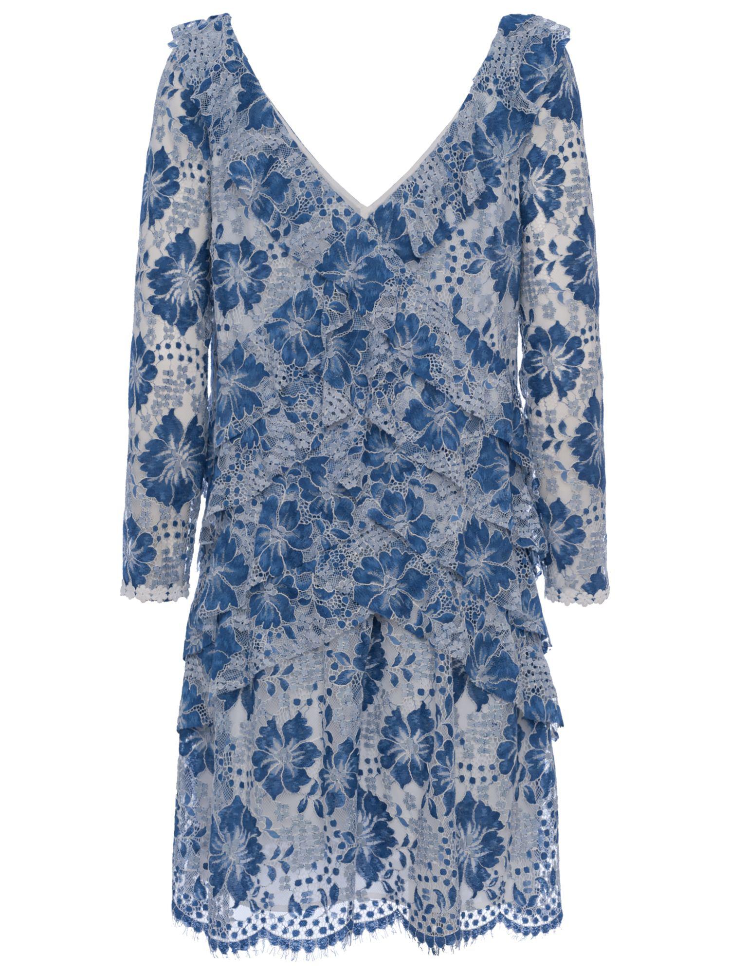 French Connection Antonia Lace Dress in Blue - Lyst