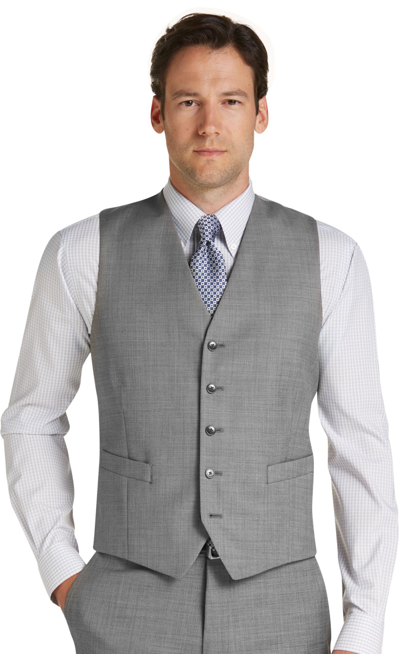 Lyst - Jos. A. Bank Traveler Suit Separates Vest Clearance in Gray for Men