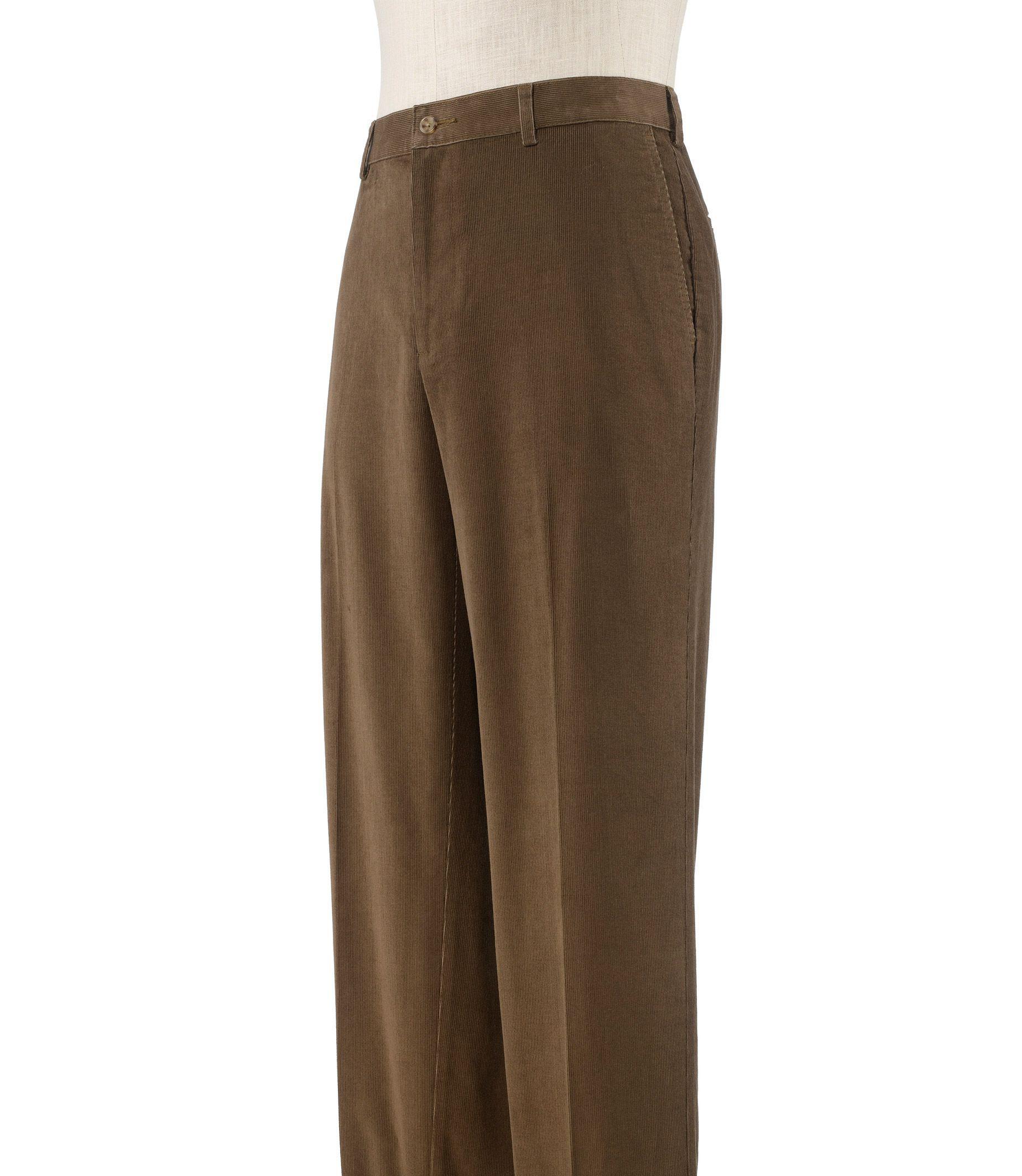 Jos. A. Bank Executive Collection Traditional Fit Pleat Front Corduroy