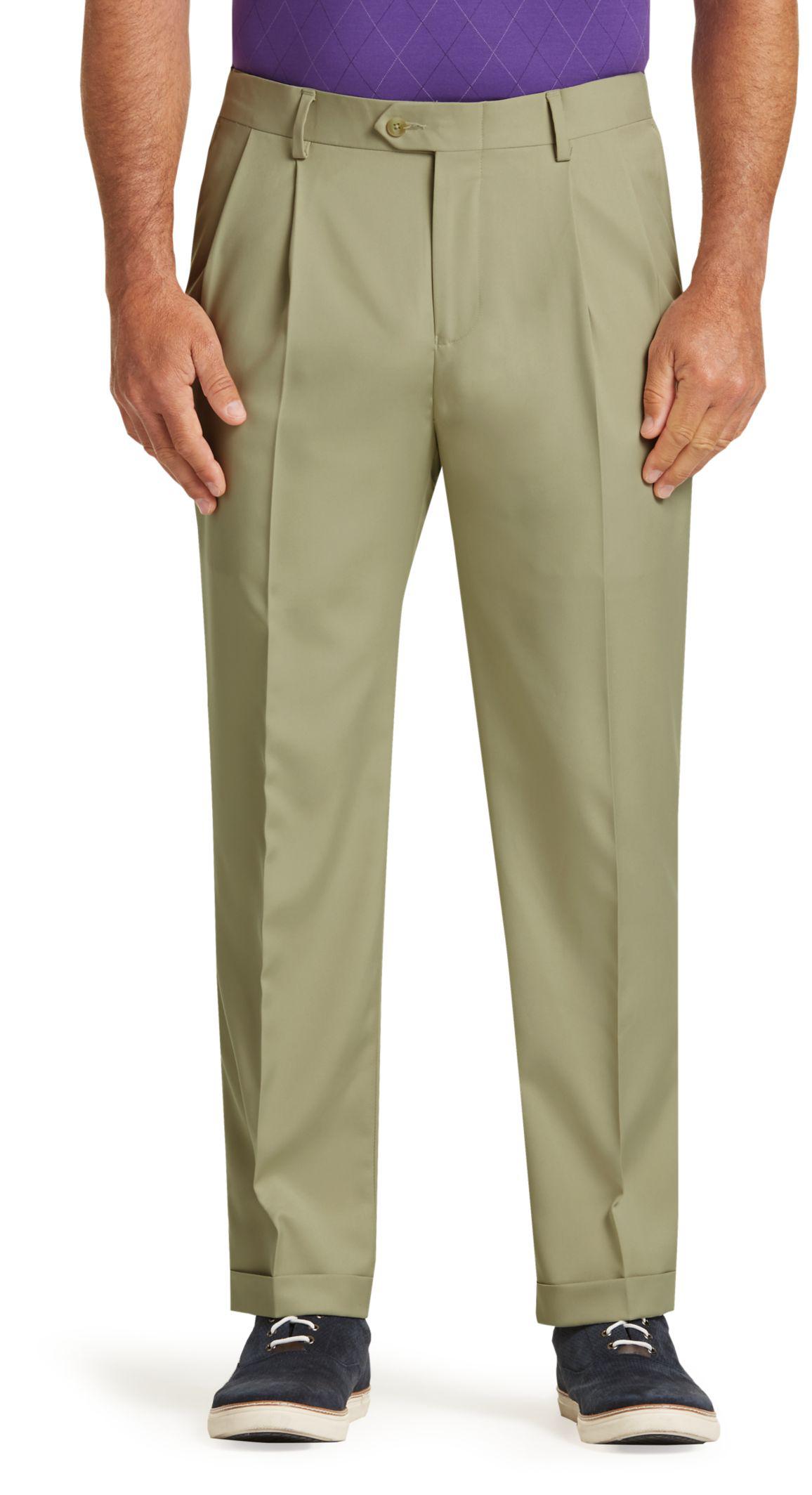 Lyst - Jos. A. Bank David Leadbetter Traditional Fit Pleated Golf Pants 