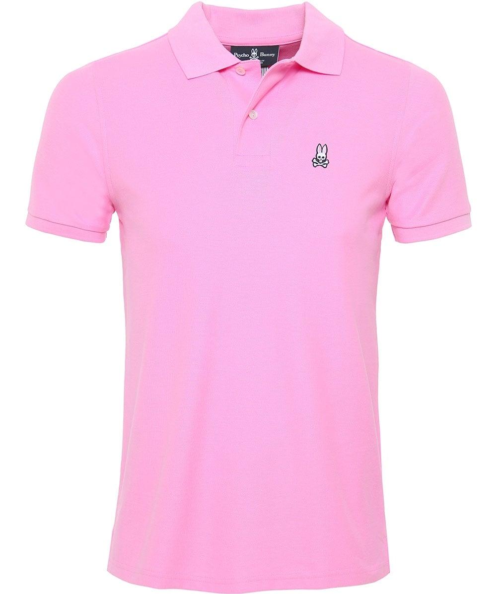 Psycho bunny Pima Cotton Classic Polo Shirt in Pink for Men | Lyst