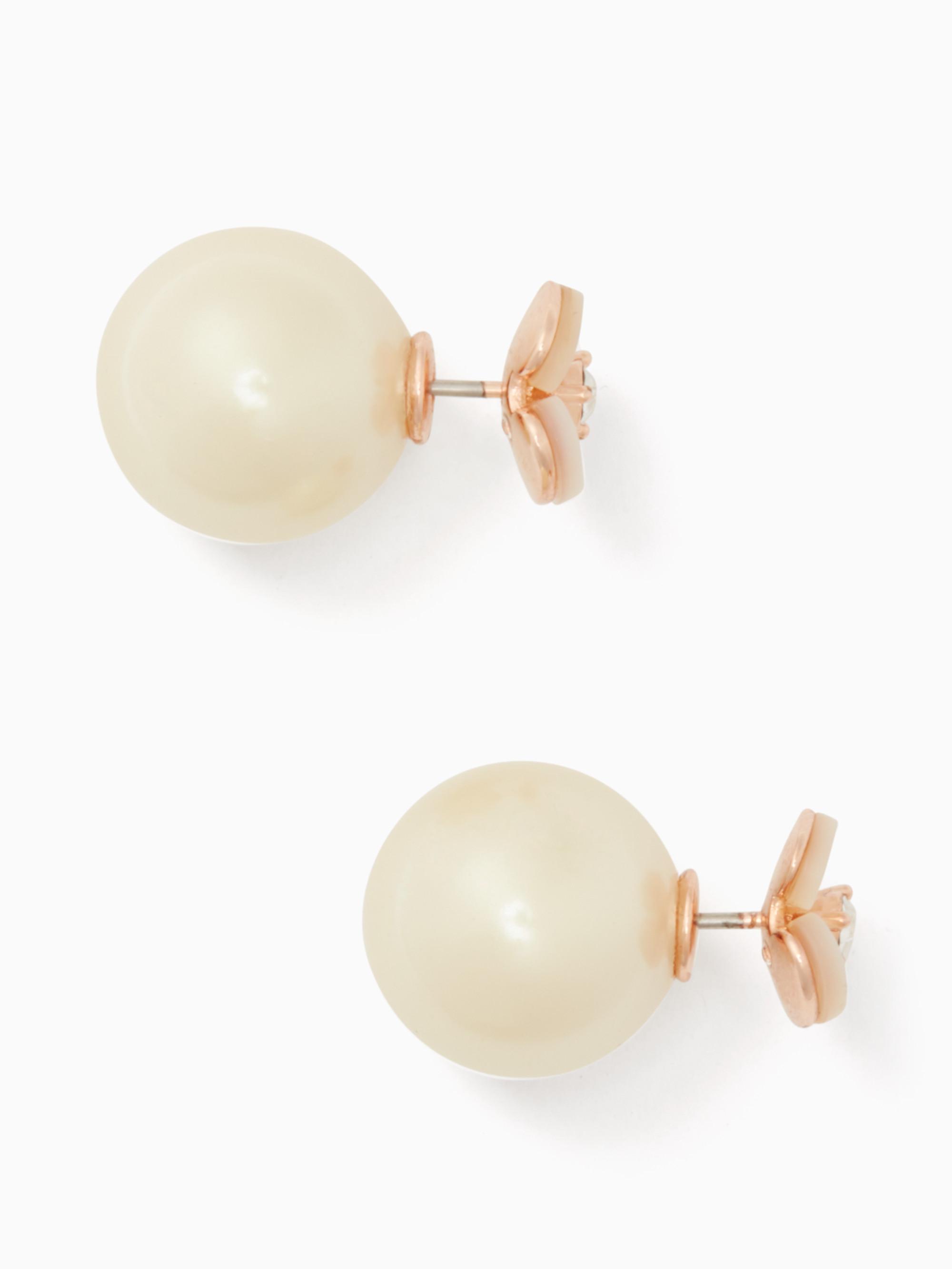 Kate Spade Disco Pansy Reversible Earrings Lyst