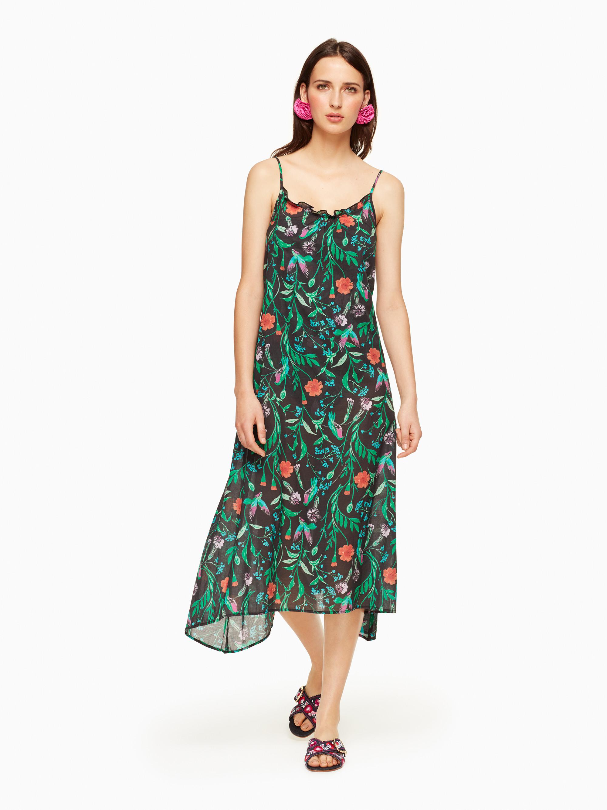 Lyst Kate Spade Marina Beach Maxi Dress Cover Up in Black